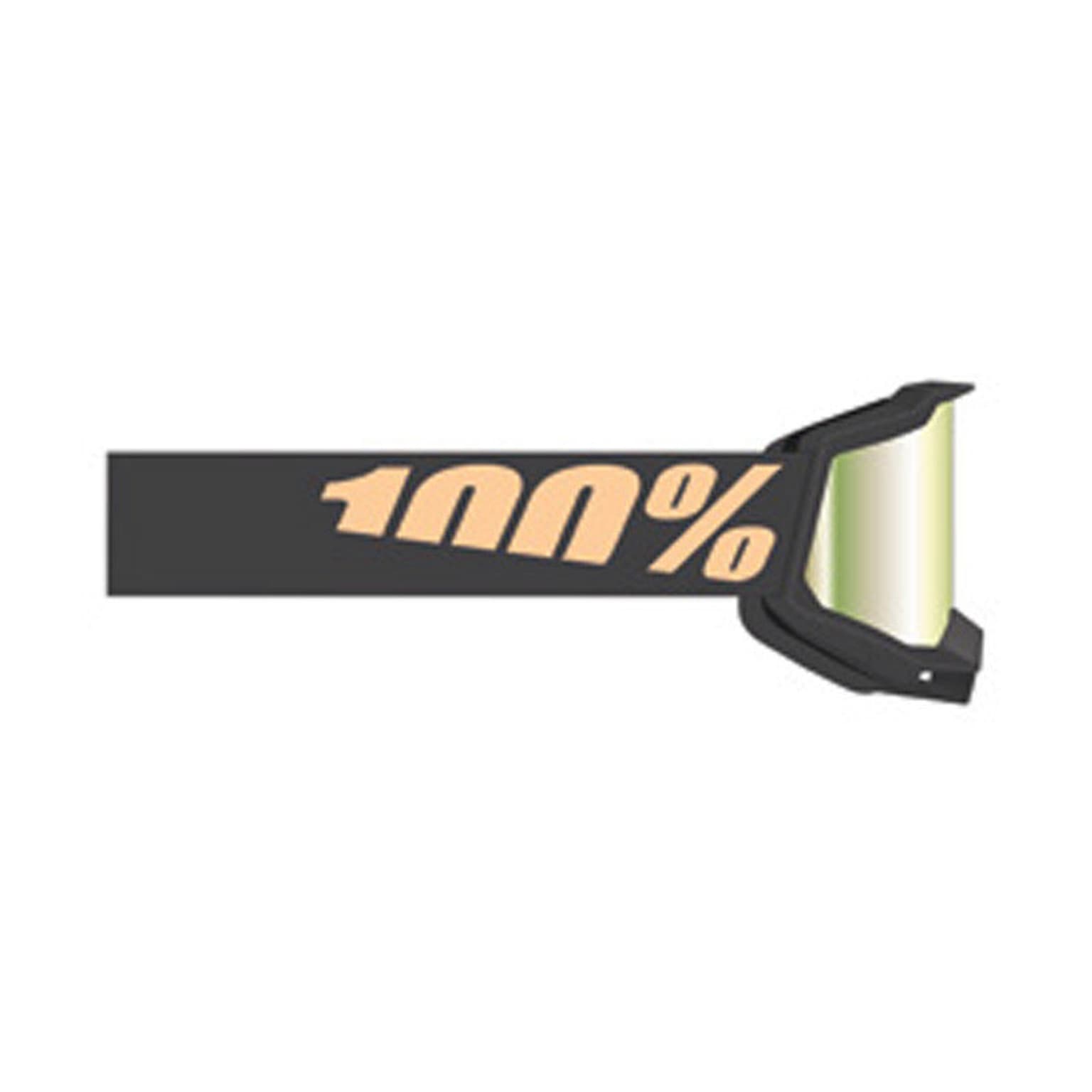 100% 100% Accuri 2 MTB Goggle brun-fonce 1