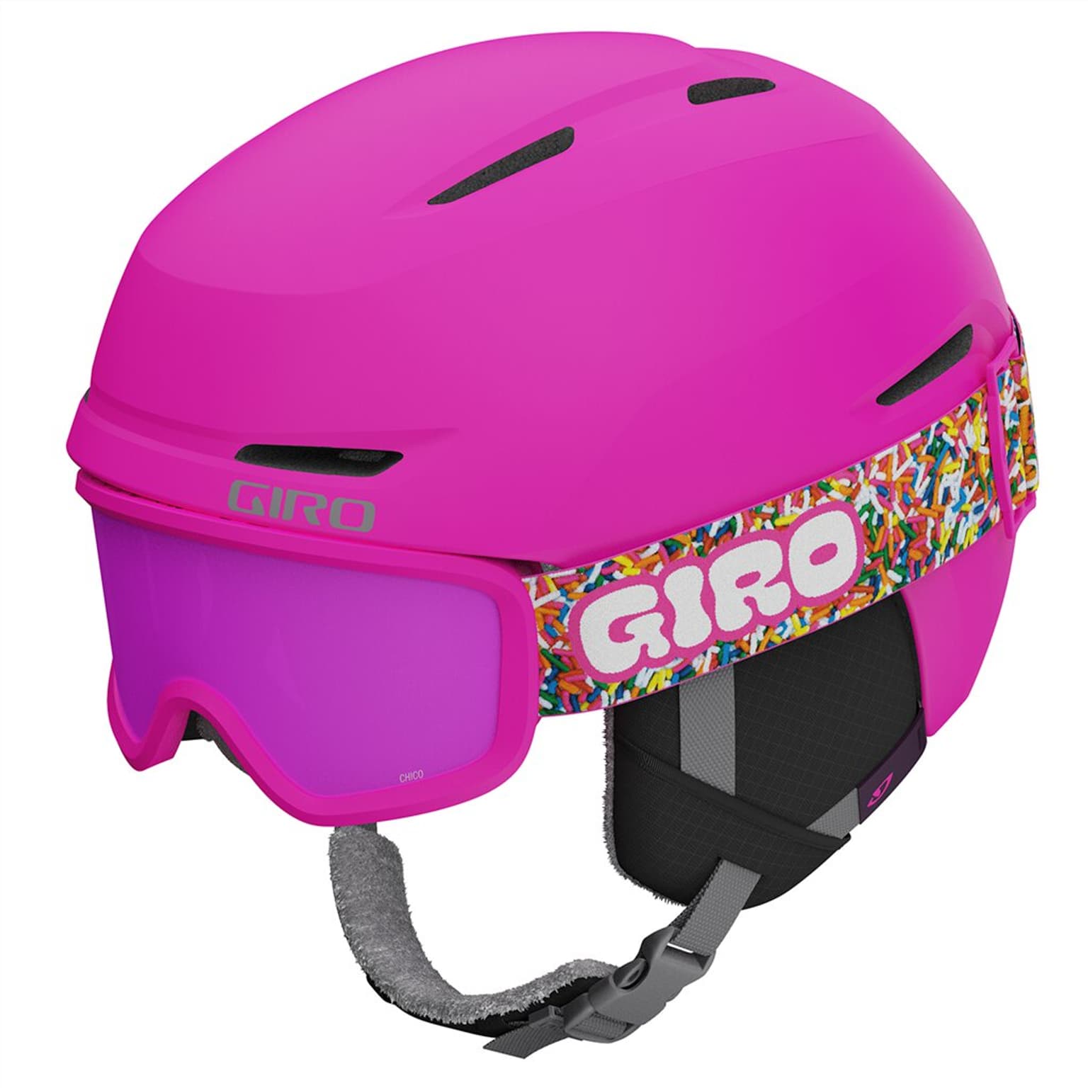 Giro Giro Flash Combo Casco da sci magenta 1