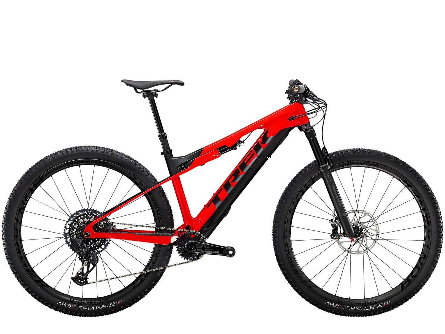 Trek Trek E-Caliber 9.8 GX AXS 29 Mountain bike elettrica (Fully) rosso 1