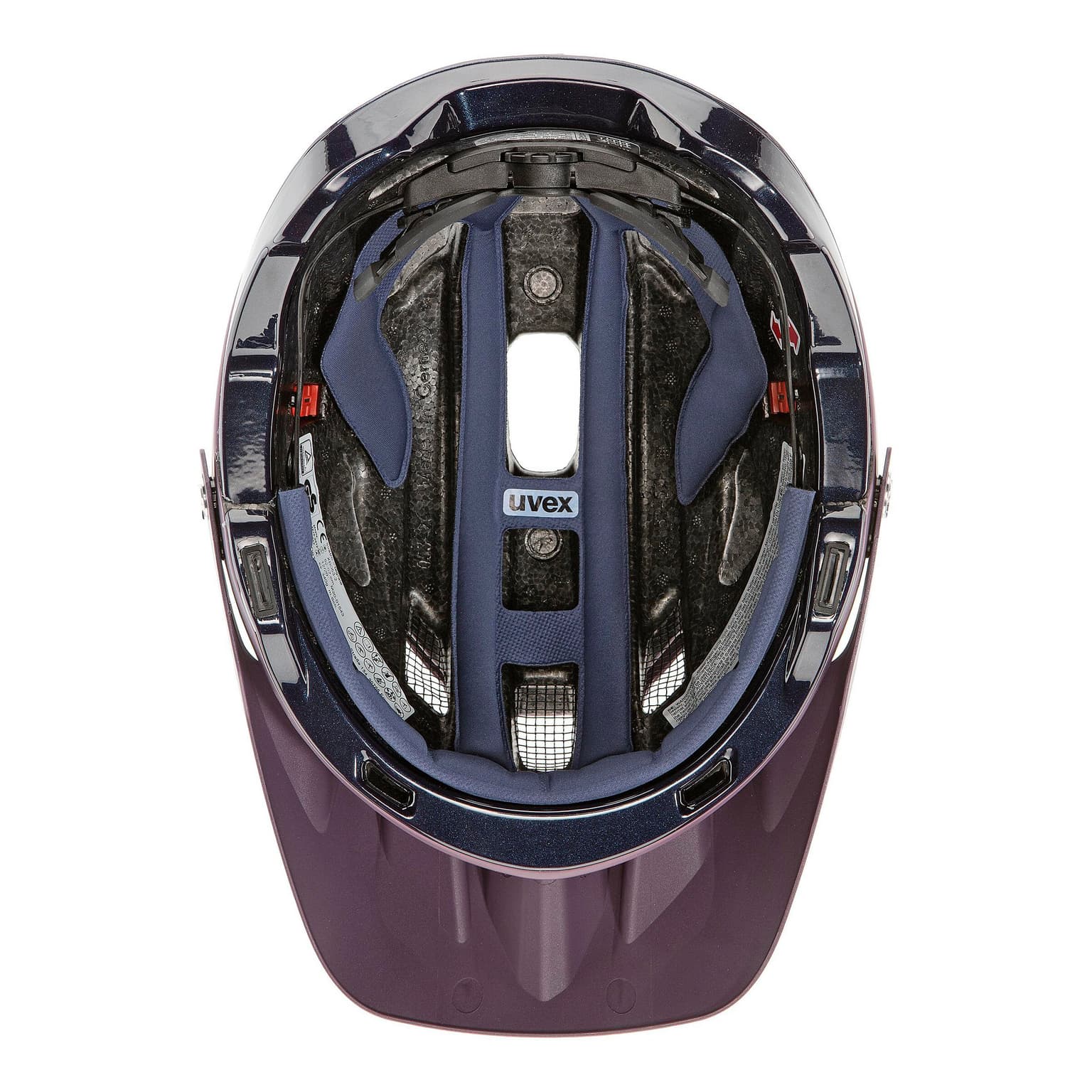 Uvex Quatro integrale Casque de vélo violet foncé 4