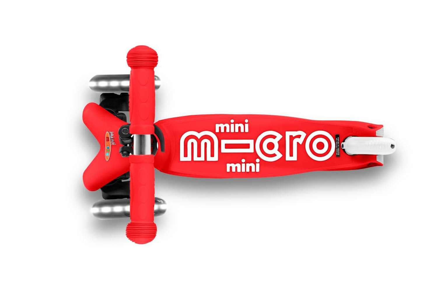 Micro Micro Mini Deluxe LED Trottinettes rouge 5