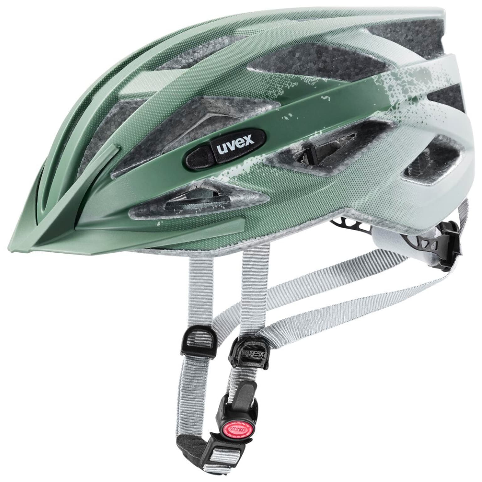 Uvex air wing cc Casco da bicicletta verde muschio 1