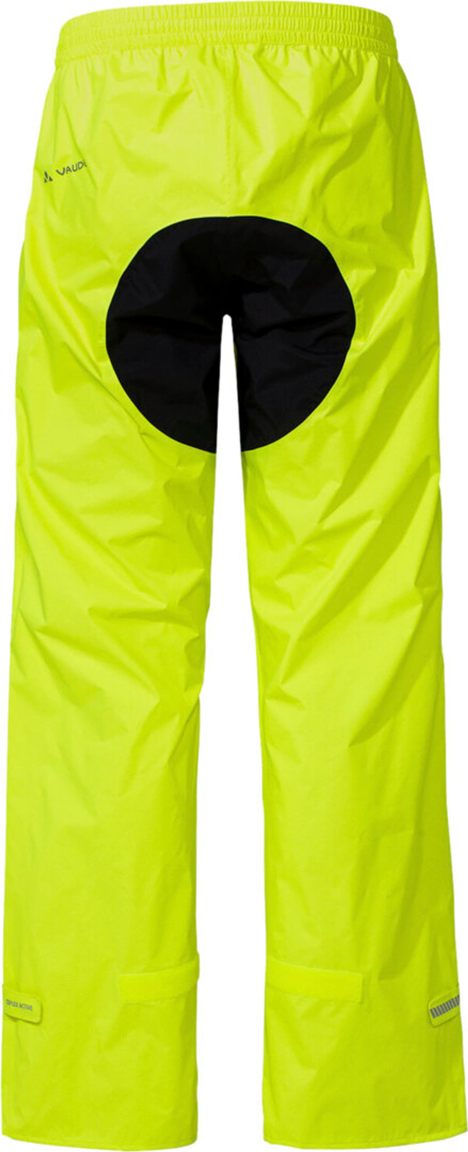 Vaude Drop Pants II Pantalon de pluie jaune néon 2