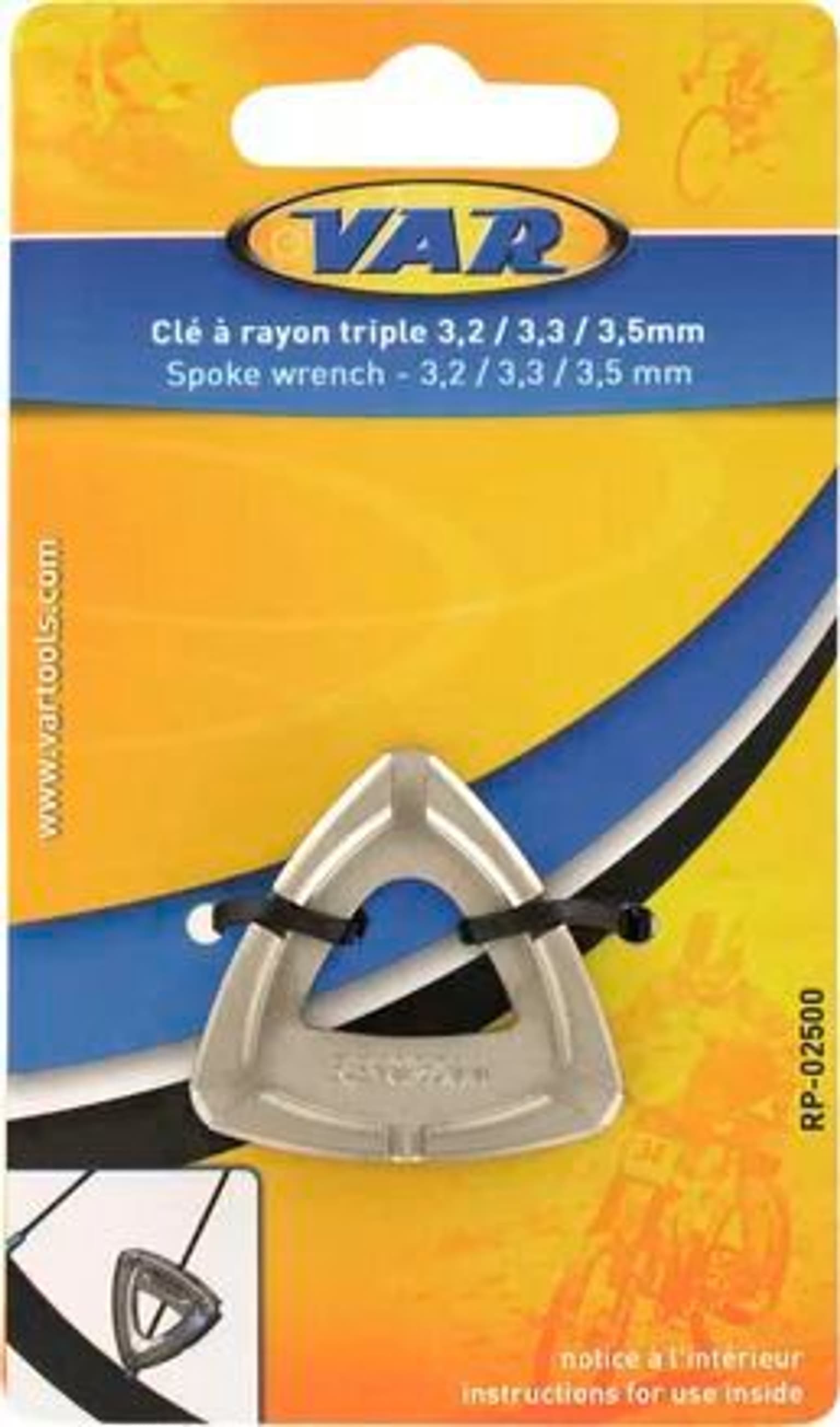 VAR Clé à Rayon triple Outil pour vélo 1