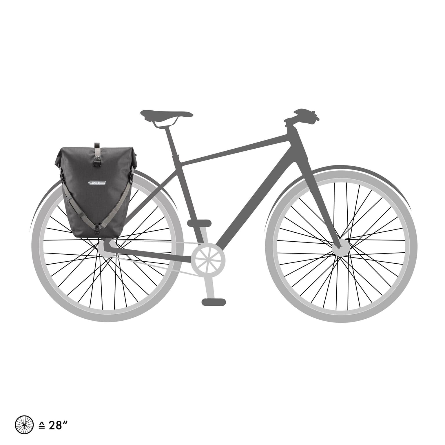 Ortlieb Ortlieb Back-Roller Urban QL2.1 20L pepper Borsa per bicicletta 4