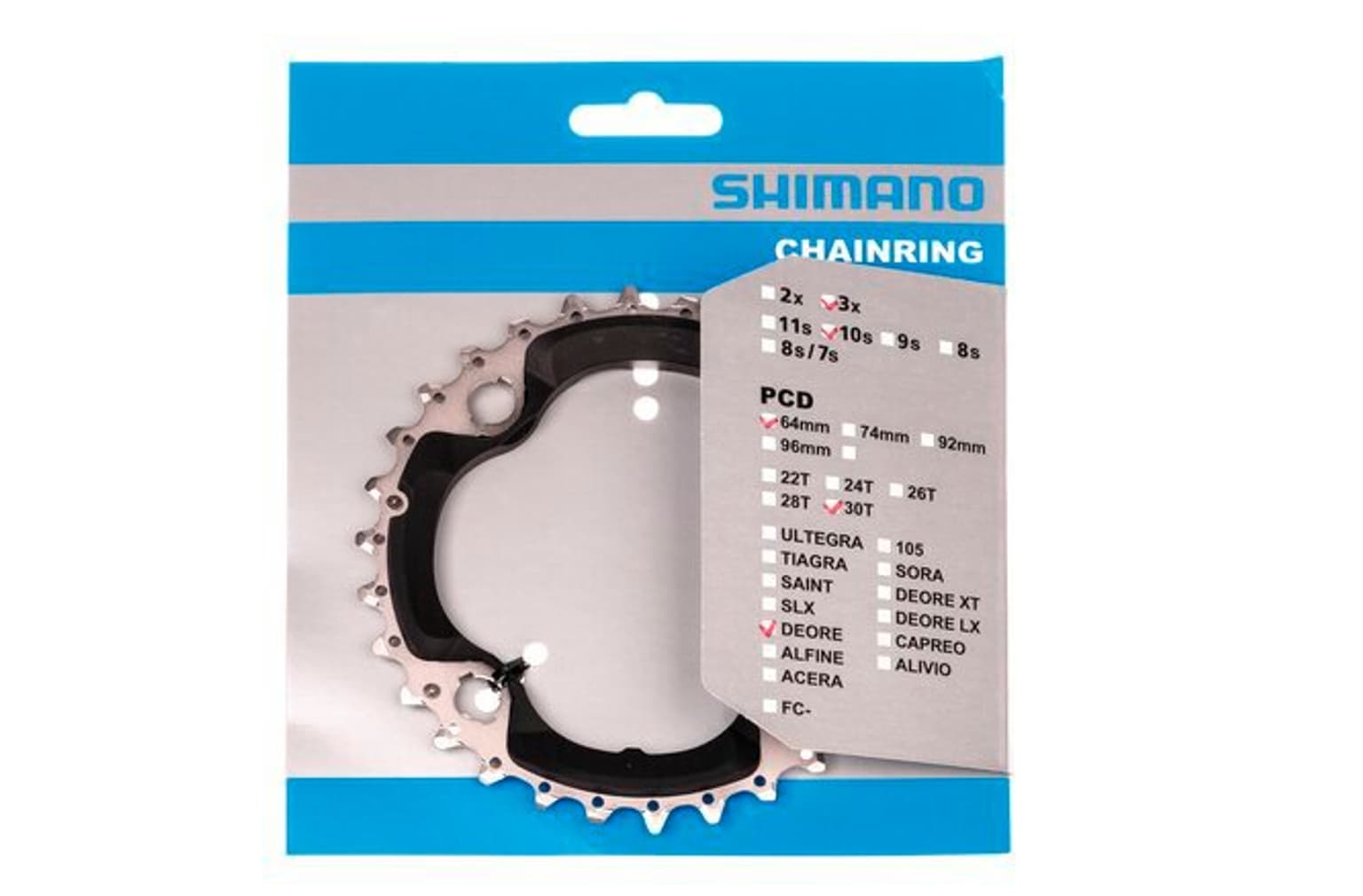 Shimano Shimano FC-M6000 Triple Kettenblatt 1