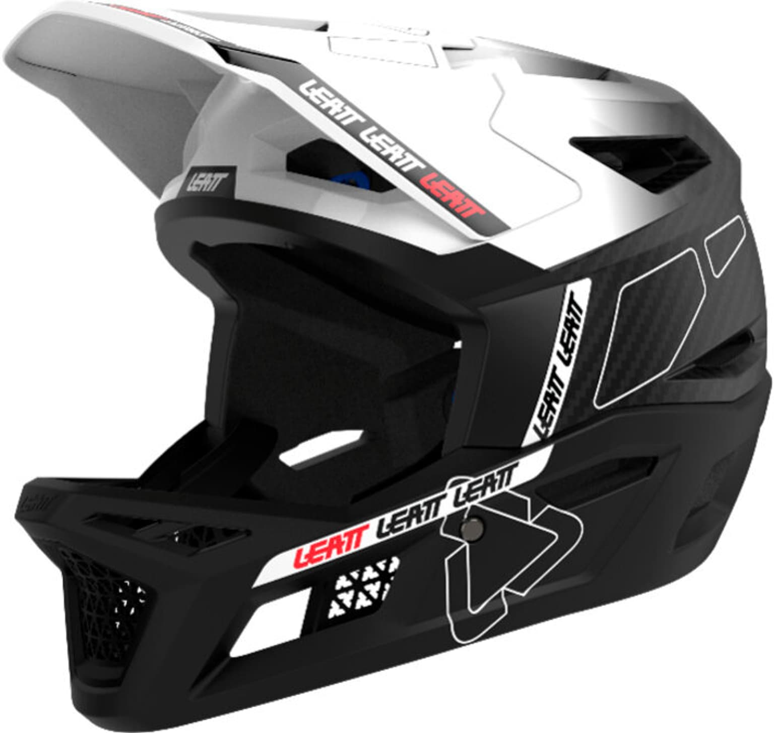 Leatt Leatt MTB Gravity 6.0 Carbon Helmet Casque de vélo blanc 1