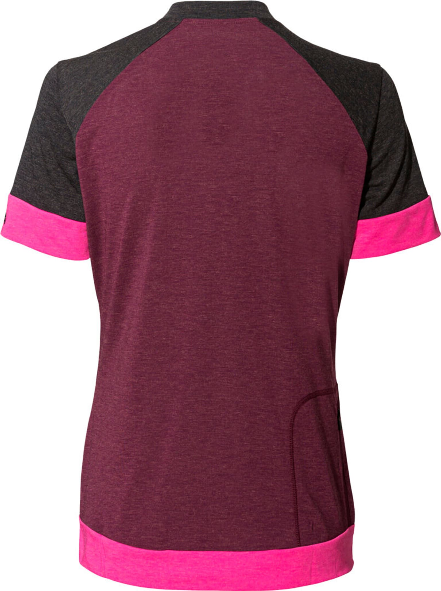 Vaude Altissimo Q-Zip Shirt Chemise de vélo bordeaux 2