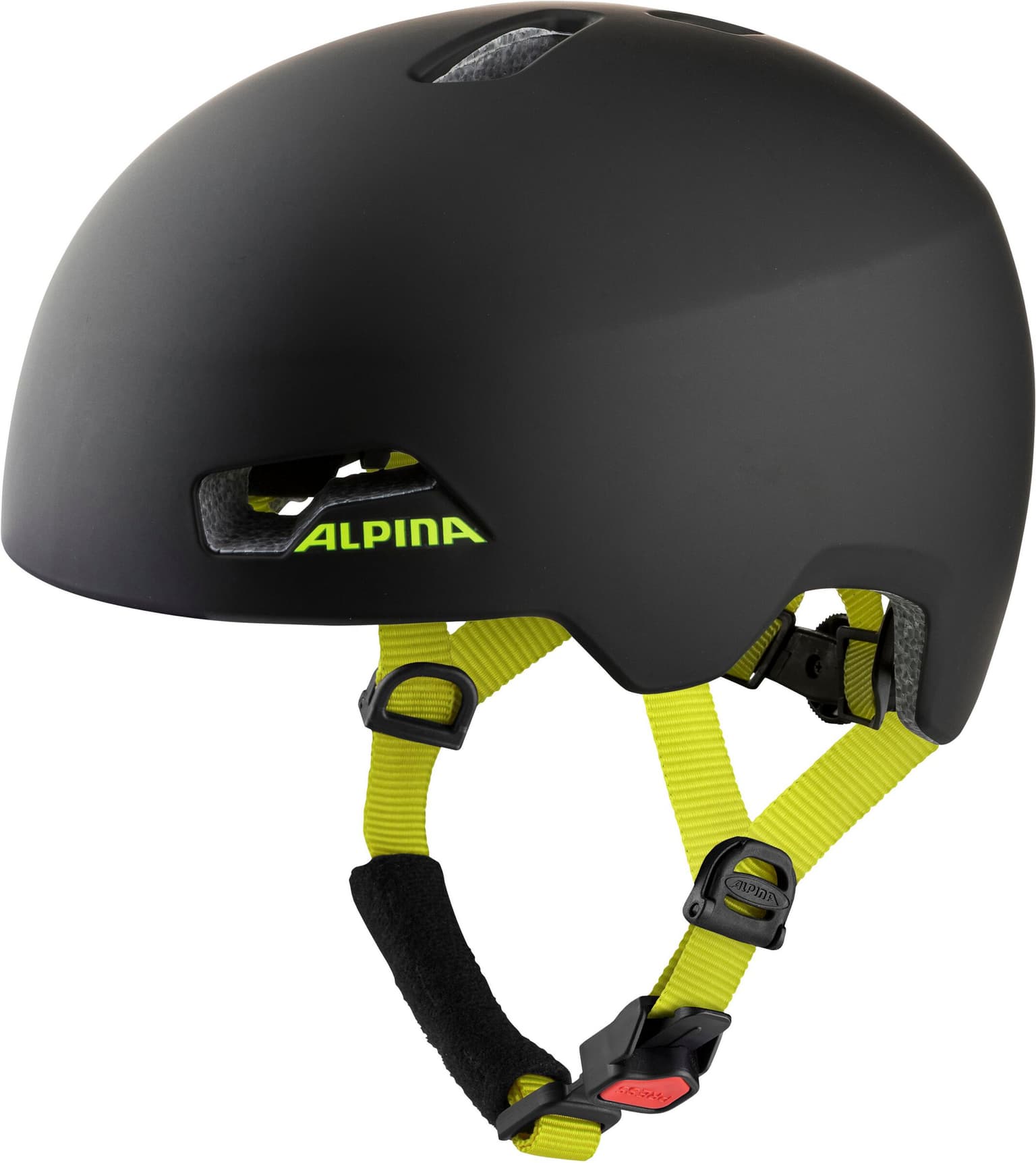 Alpina Alpina HACKNEY black-neon-yellow matt Casque de vélo noir 1
