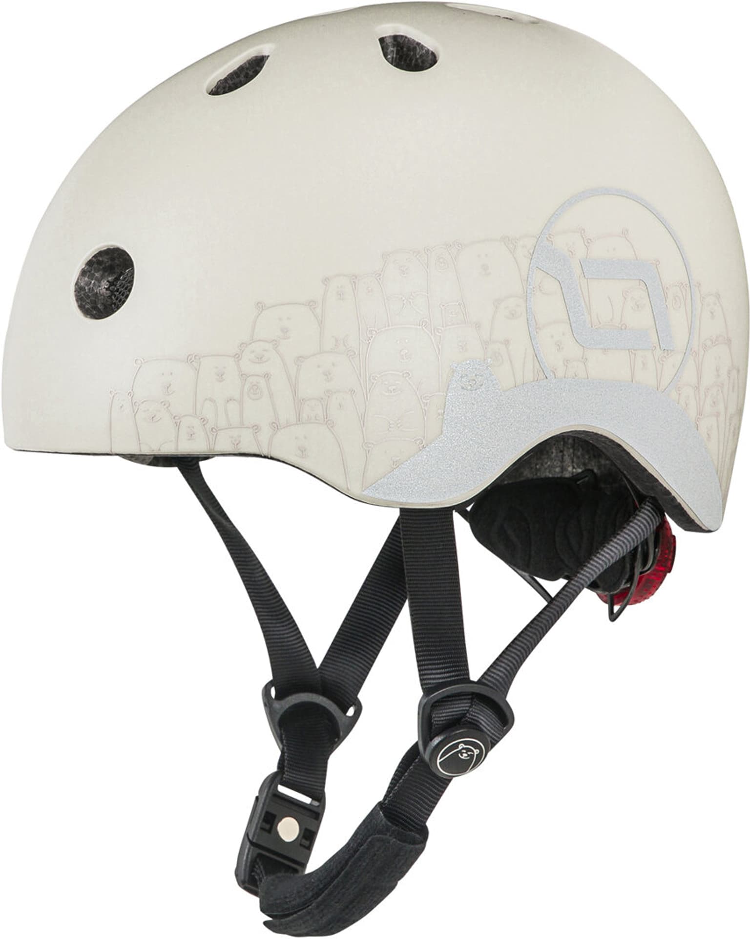 Scoot and Ride Scoot and Ride Reflective Ash Skatehelm kitt 1