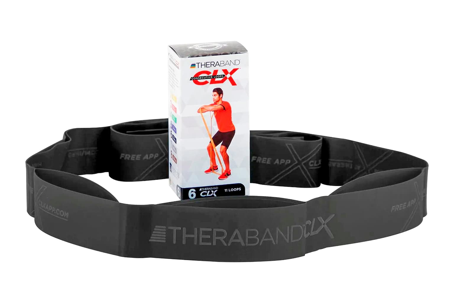 TheraBand TheraBand Theraband  CLX 6 Fitnessband schwarz 2