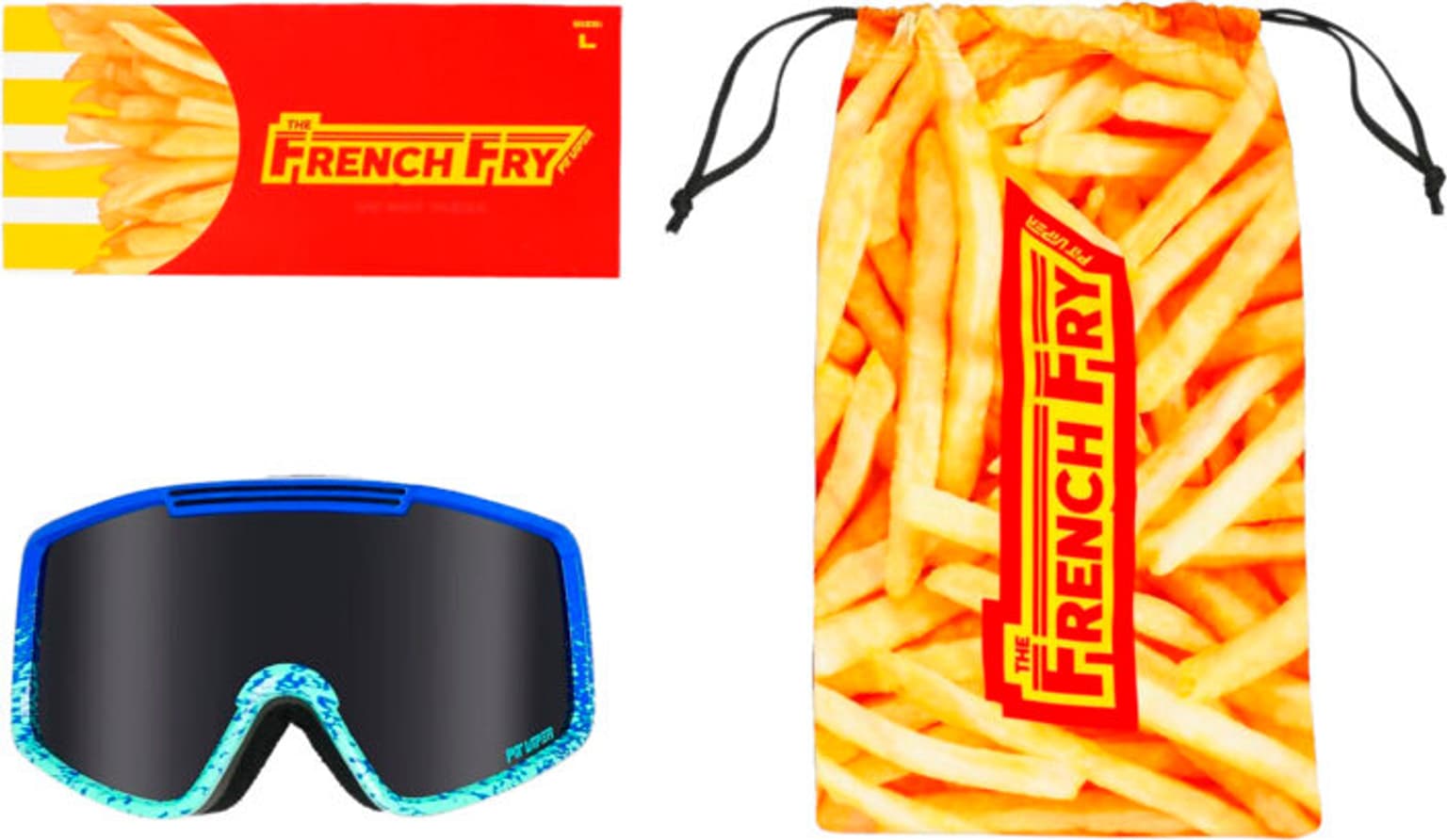 Pit Viper Pit Viper The French Fry Goggle Large The Pleasurecraft Skibrille 3