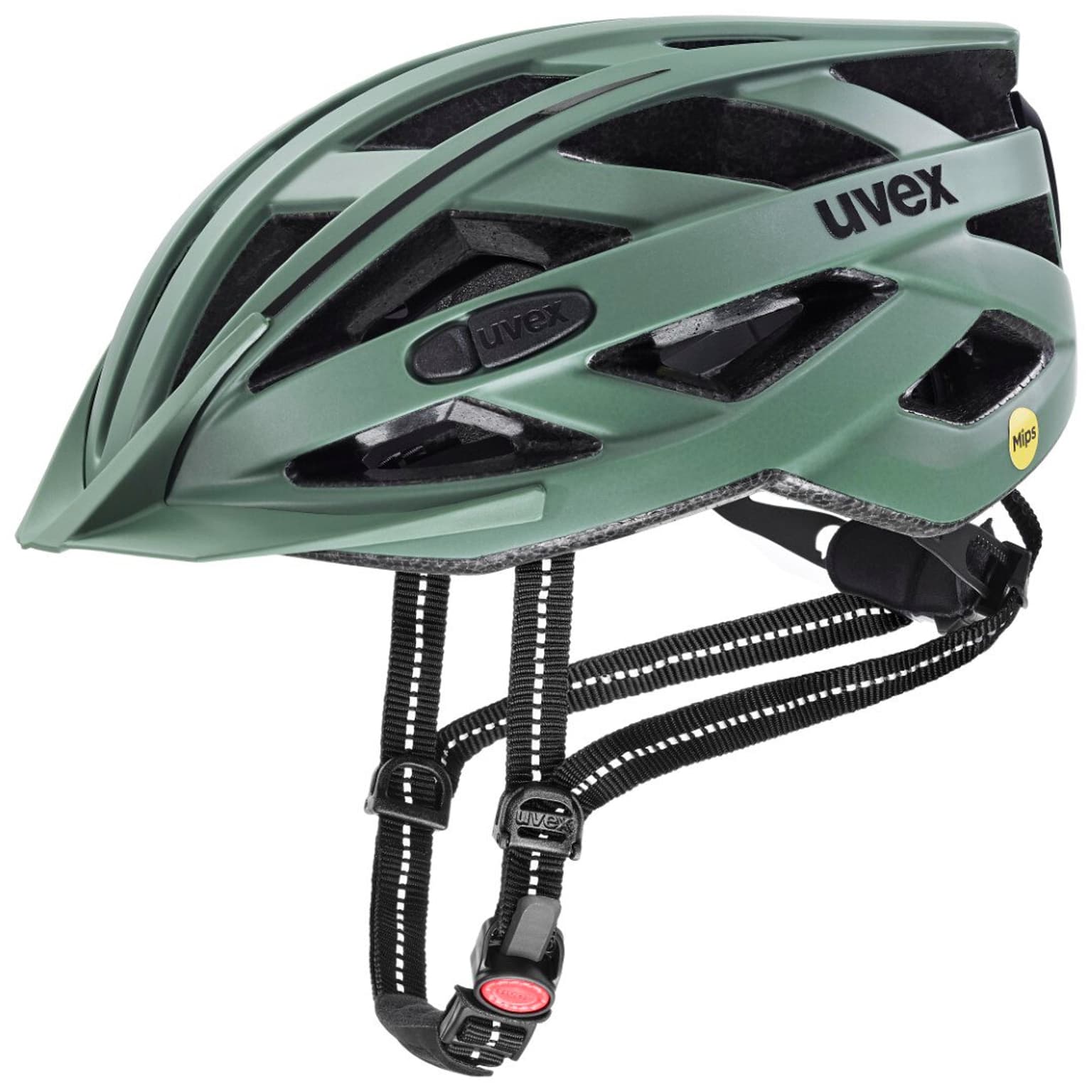 Uvex city i-vo MIPS Casco da bicicletta verde muschio 1