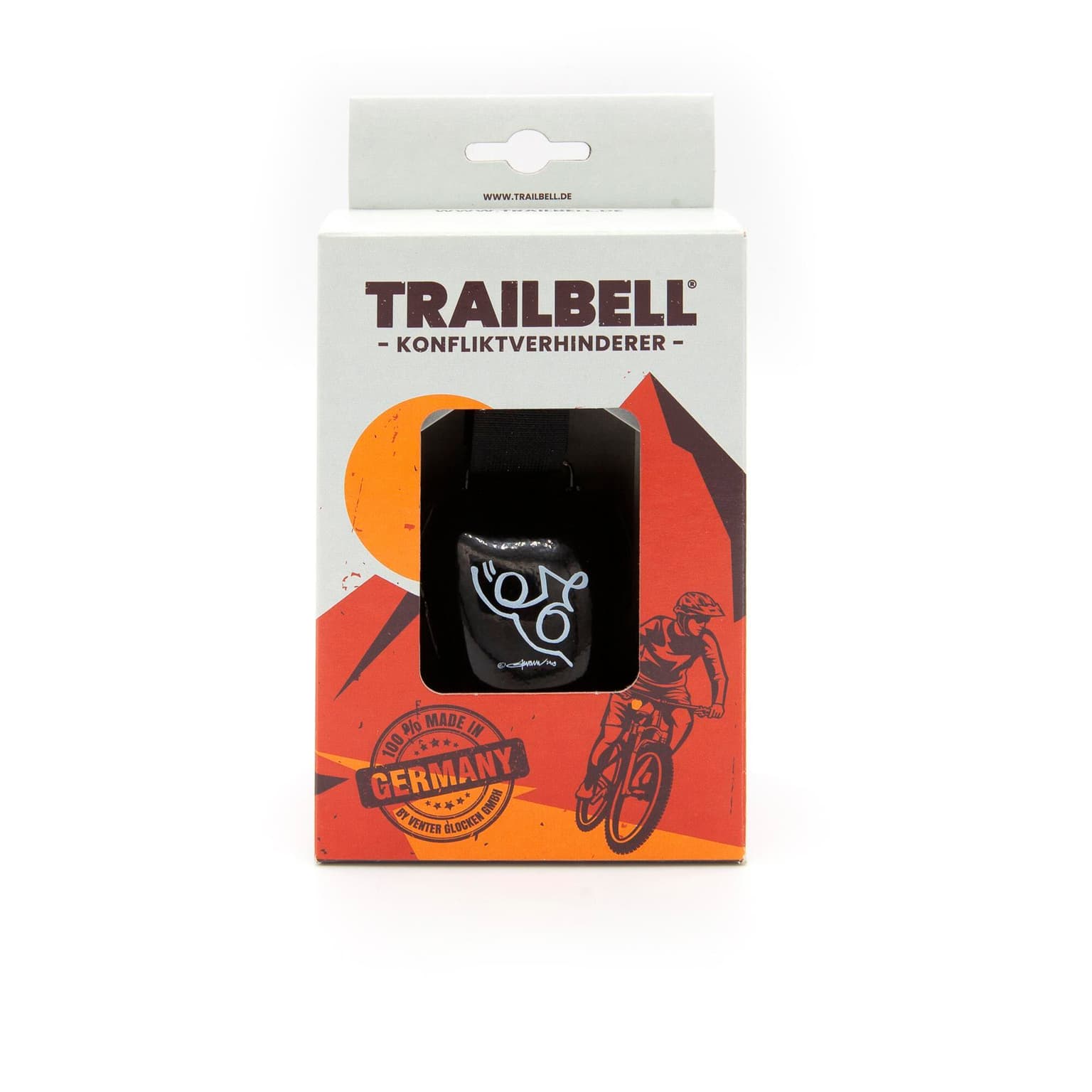 Trailbell Trailbell Downhill noire Sonnette de vélo 3