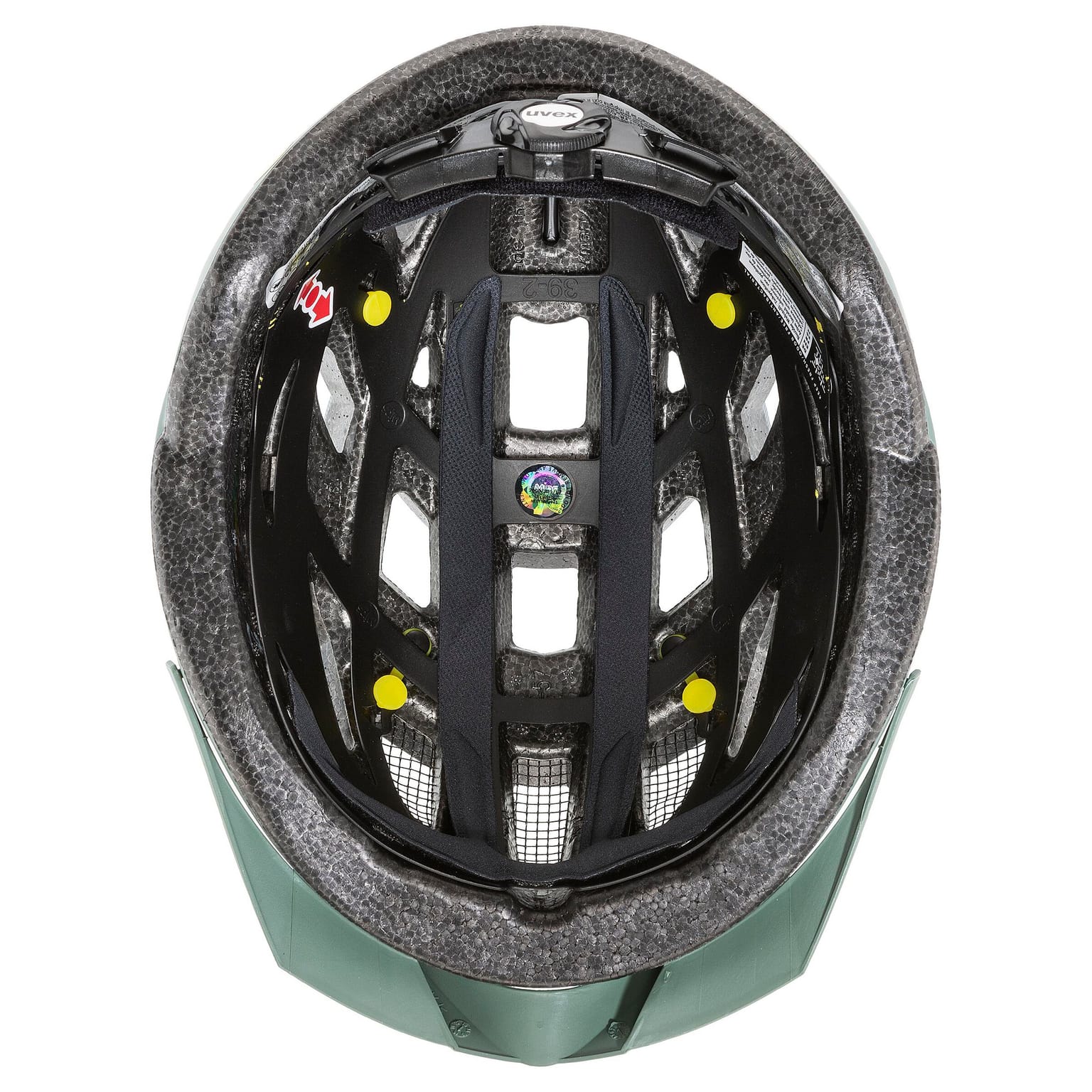 Uvex city i-vo MIPS Casco da bicicletta verde muschio 4