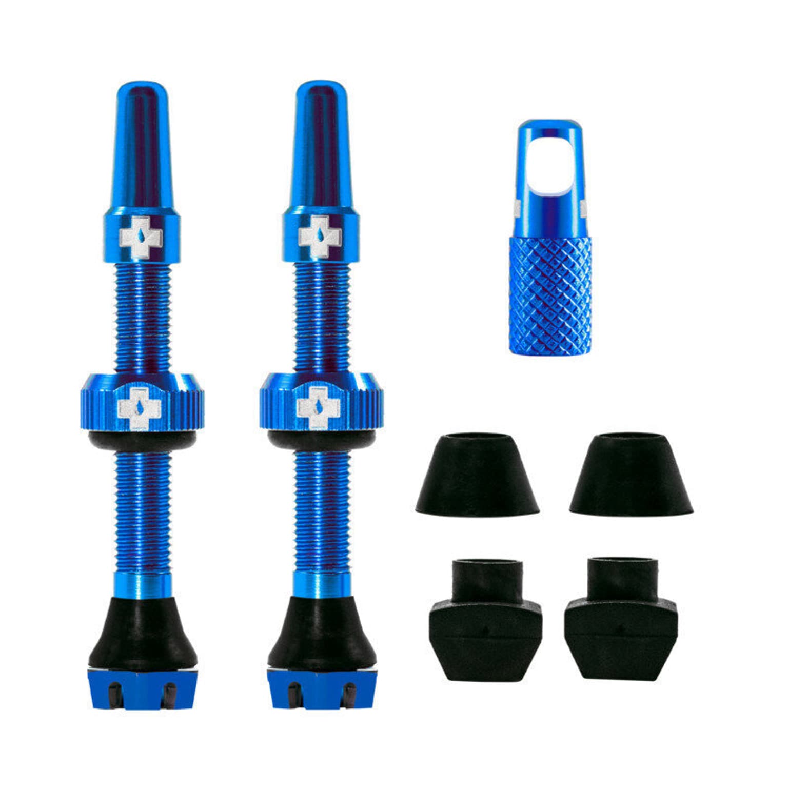 MucOff MucOff V2 Tubeless Ventil Kit 44mm Ventile blau 1