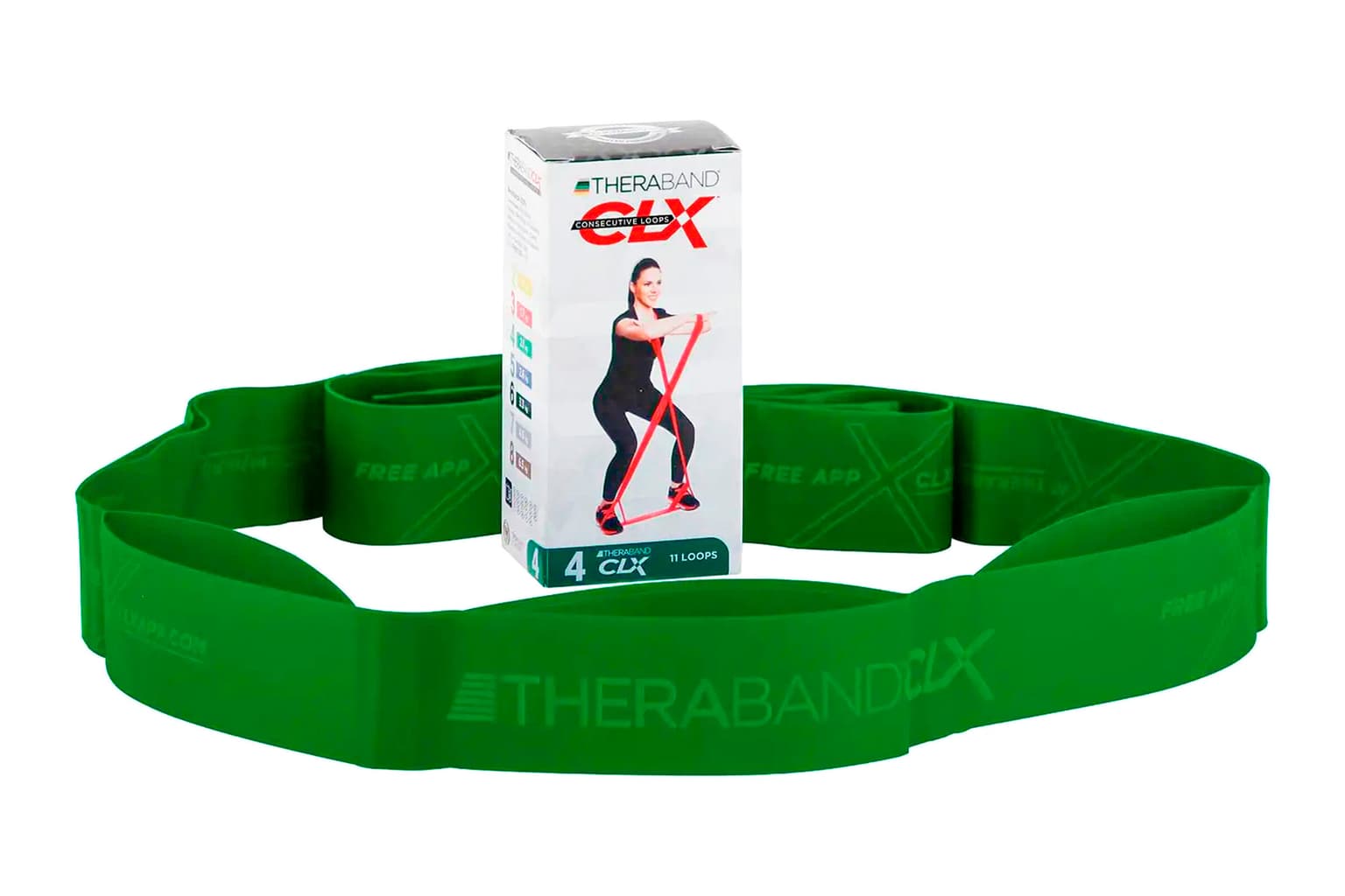 TheraBand TheraBand Theraband  CLX 4 Bande fitness vert 2