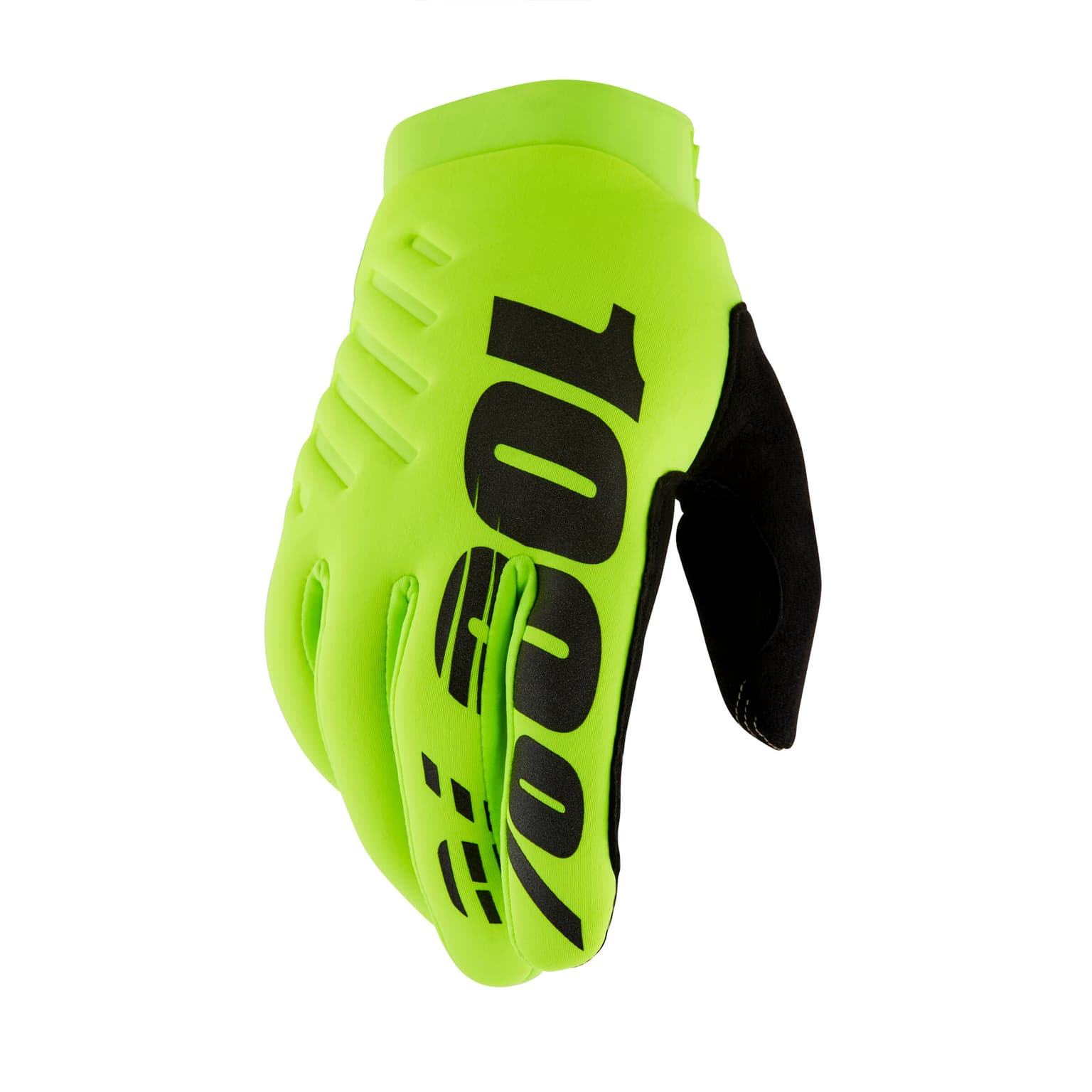 100% 100% BRISKER Bike-Handschuhe jaune-neon 1
