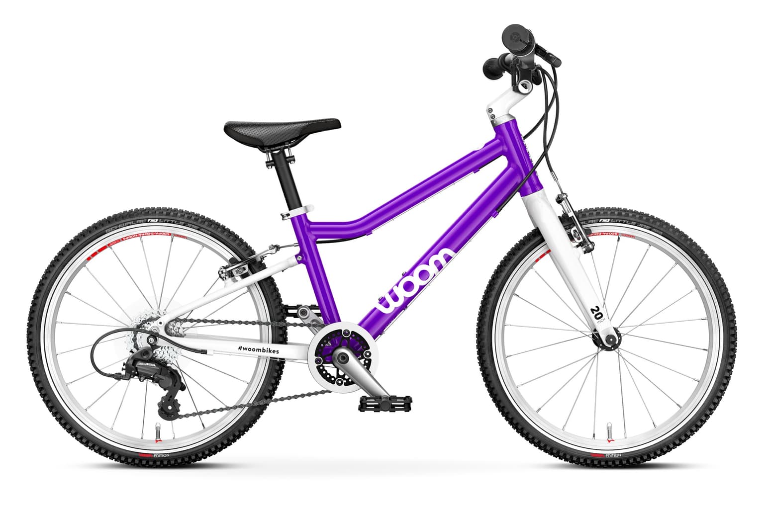 woom woom 4 20 Bicicletta per bambini viola 1