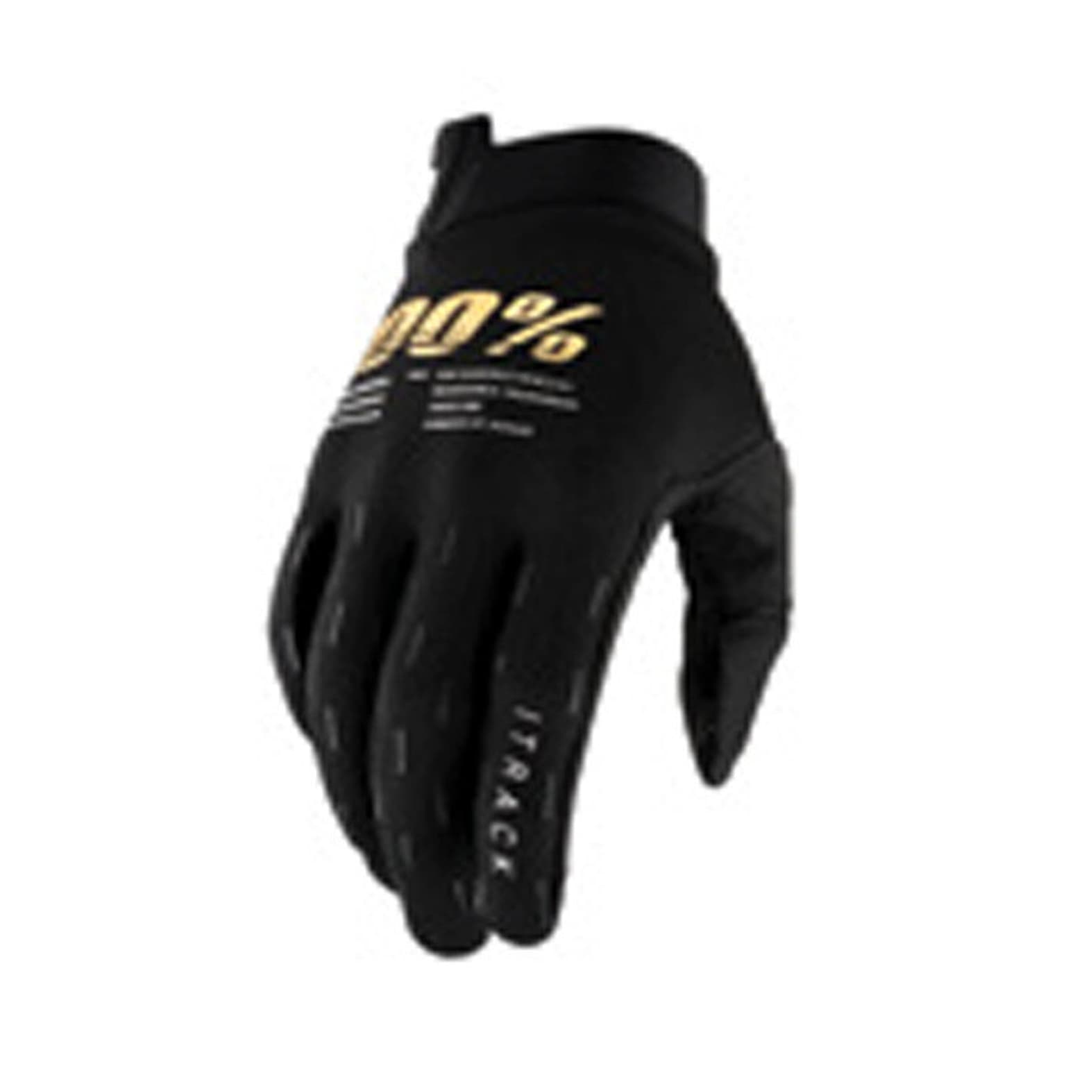 100% 100% iTrack Bike-Handschuhe schwarz 1