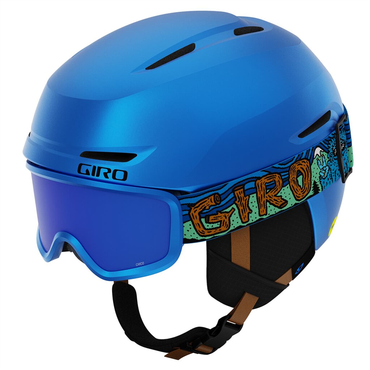 Giro Giro Flash Combo Casque de ski bleu 1