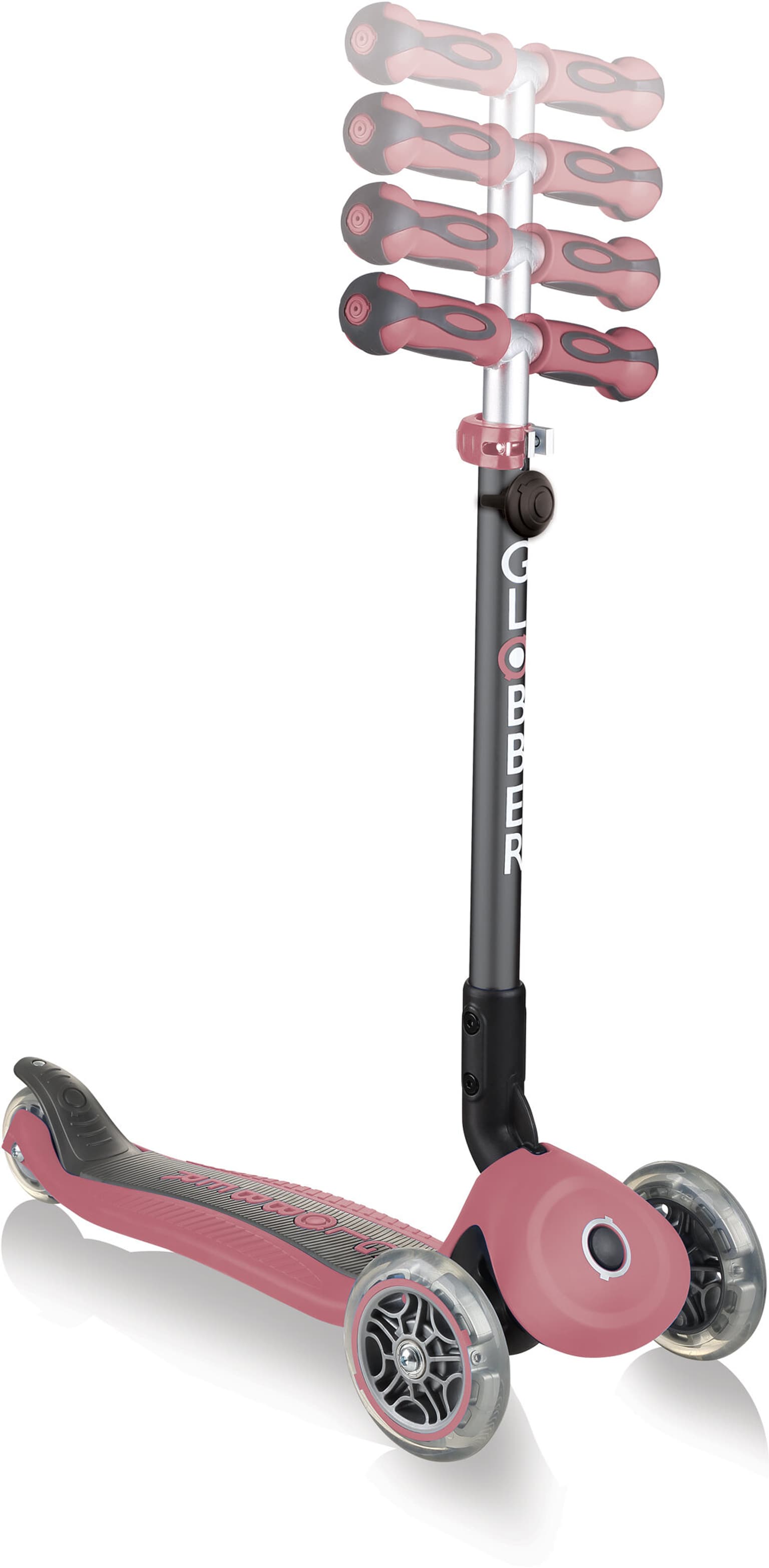 Globber Globber GO UP Deluxe Play Scooter rose 5