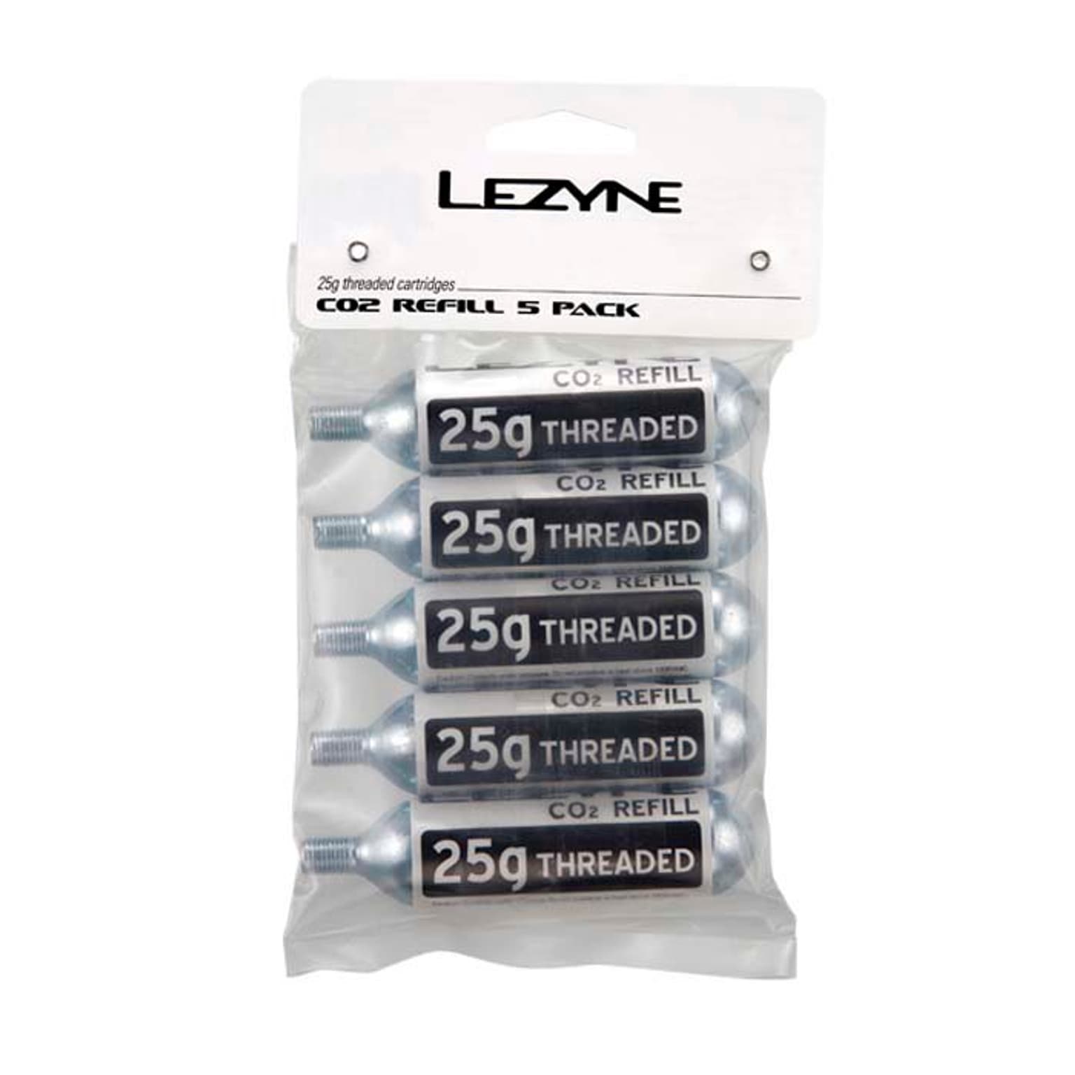 Lezyne 25 g, fileté Cartouche de remplacement 1