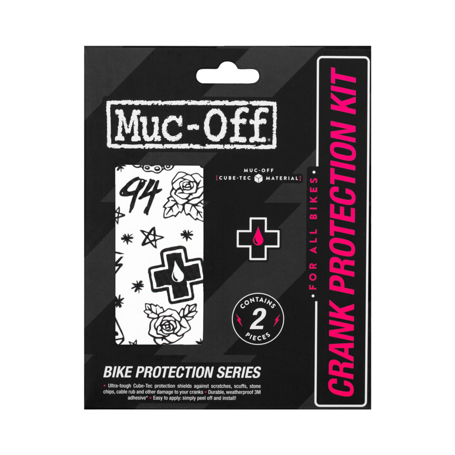 MucOff MucOff Crank Protection Kit Schutzfolie schwarz 3