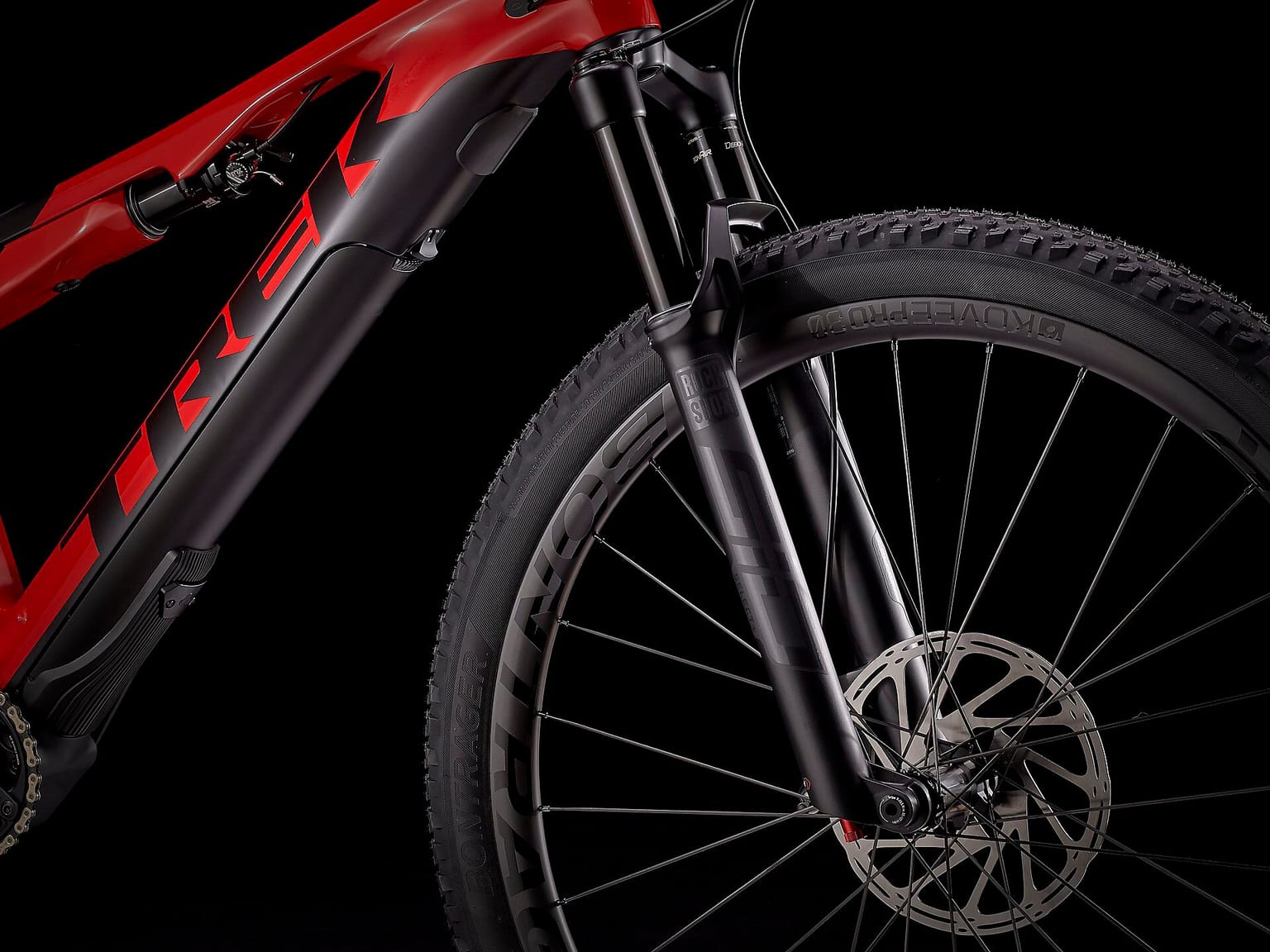 Trek Trek E-Caliber 9.8 GX AXS 29 Mountain bike elettrica (Fully) rosso 10