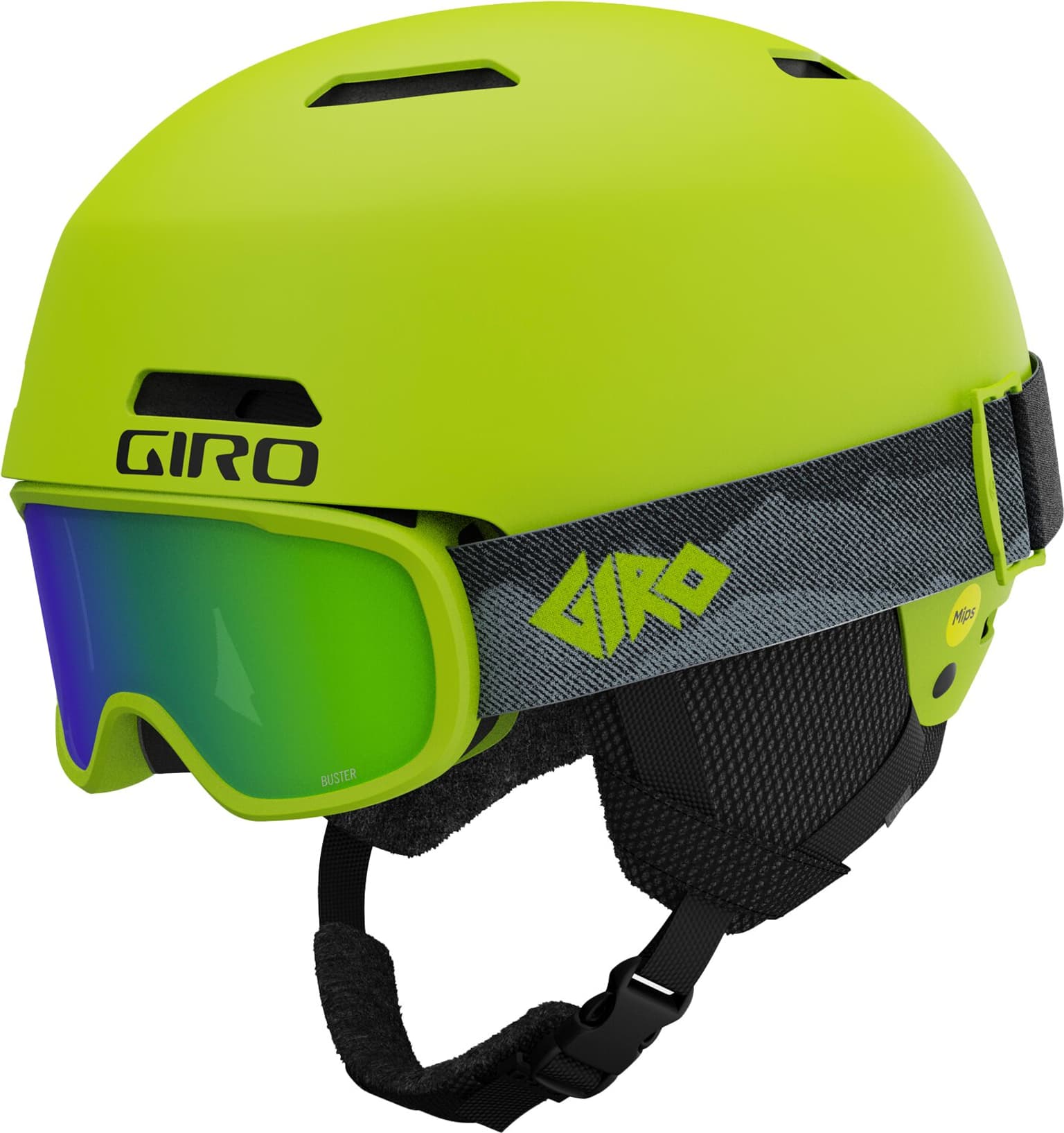 Giro Giro Crüe Combo Wintersport Helm vert-clair 1