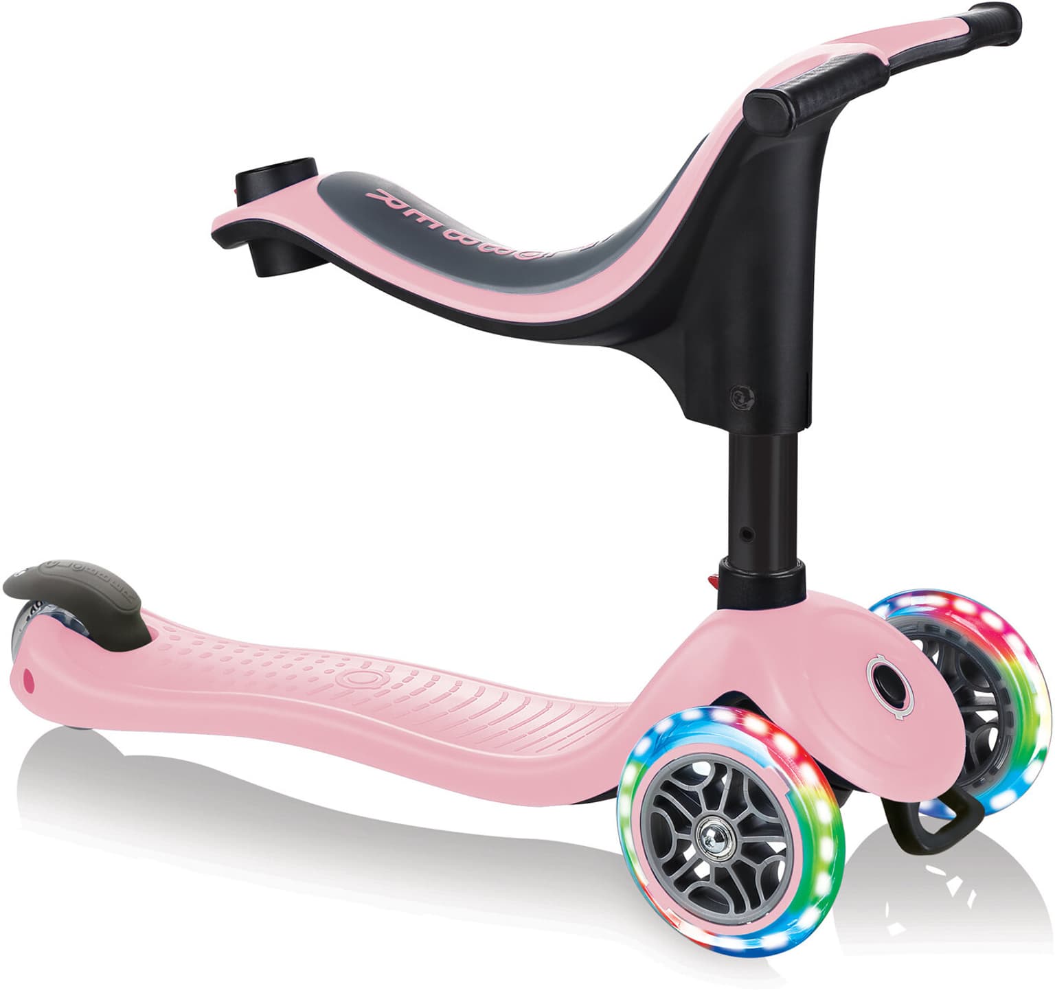 Globber GO UP 4in1 Sporty Lights Scooter pink 2