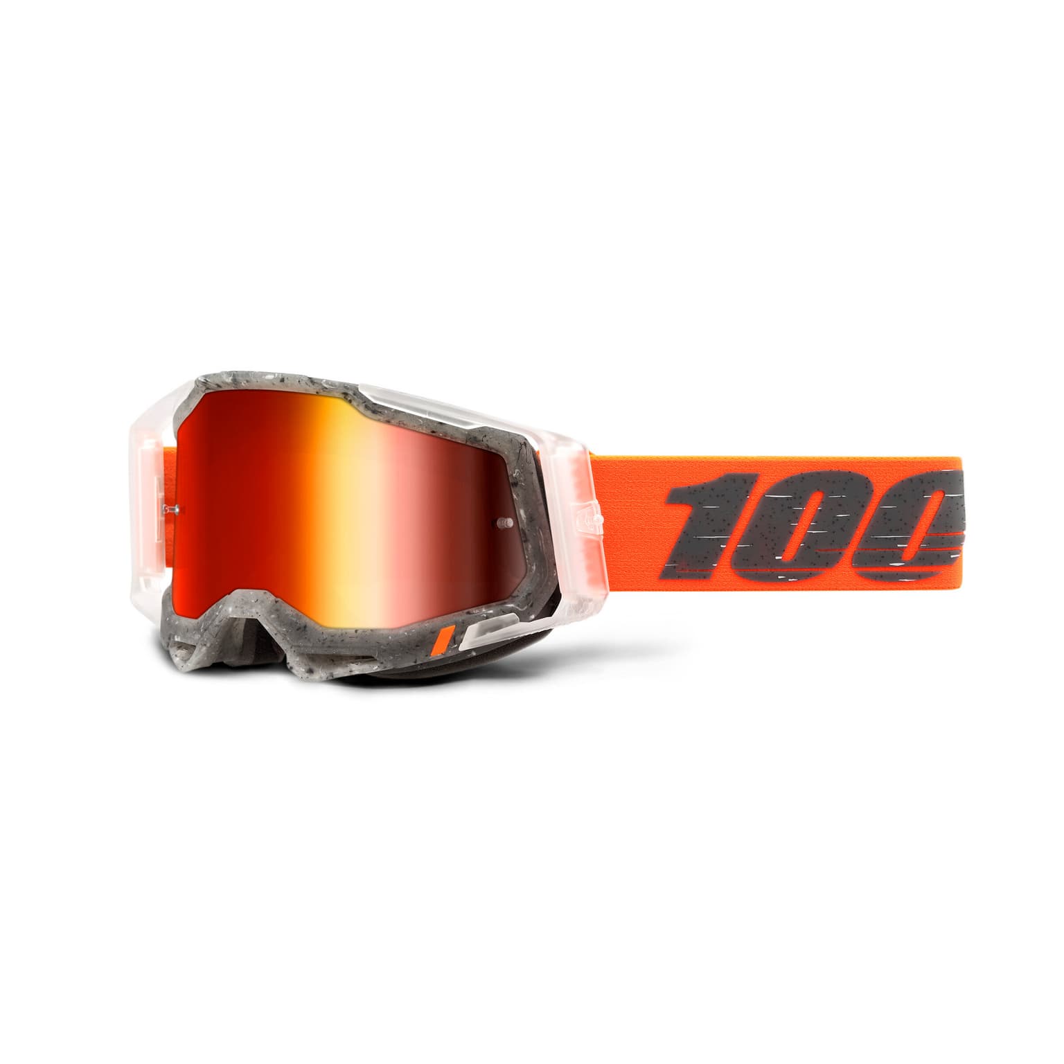 100% Racecraft 2 Maschera MTB arancione-scuro 1