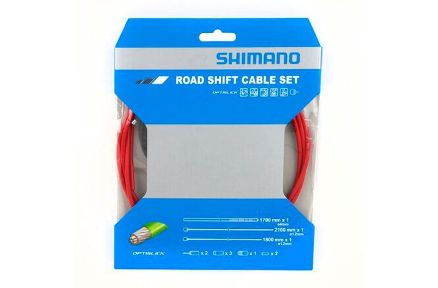 Shimano Shimano Jeu de câbles de changement de vitesse Road Optislik Câbles de freins 1