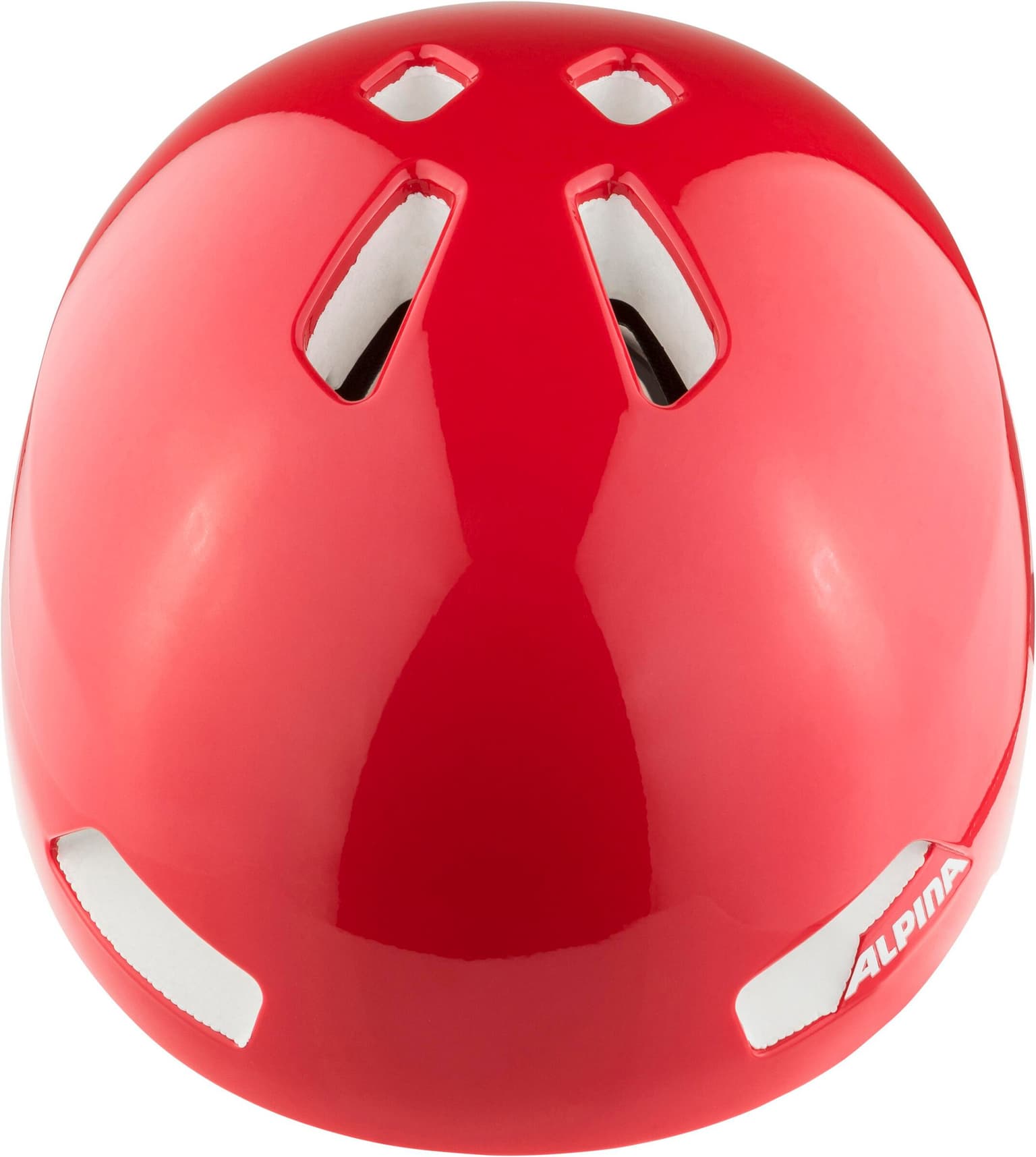 Alpina Hackney Casco da bicicletta rosso 4