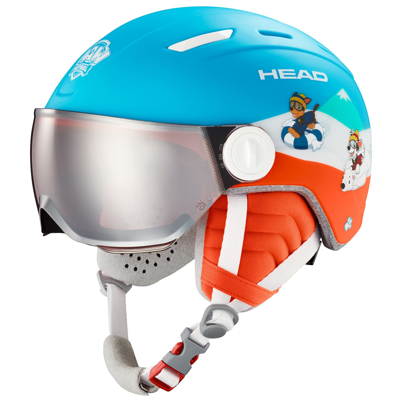 Head Head Kinder-Visorhelm Paw Patrol Casque de ski bleu 1