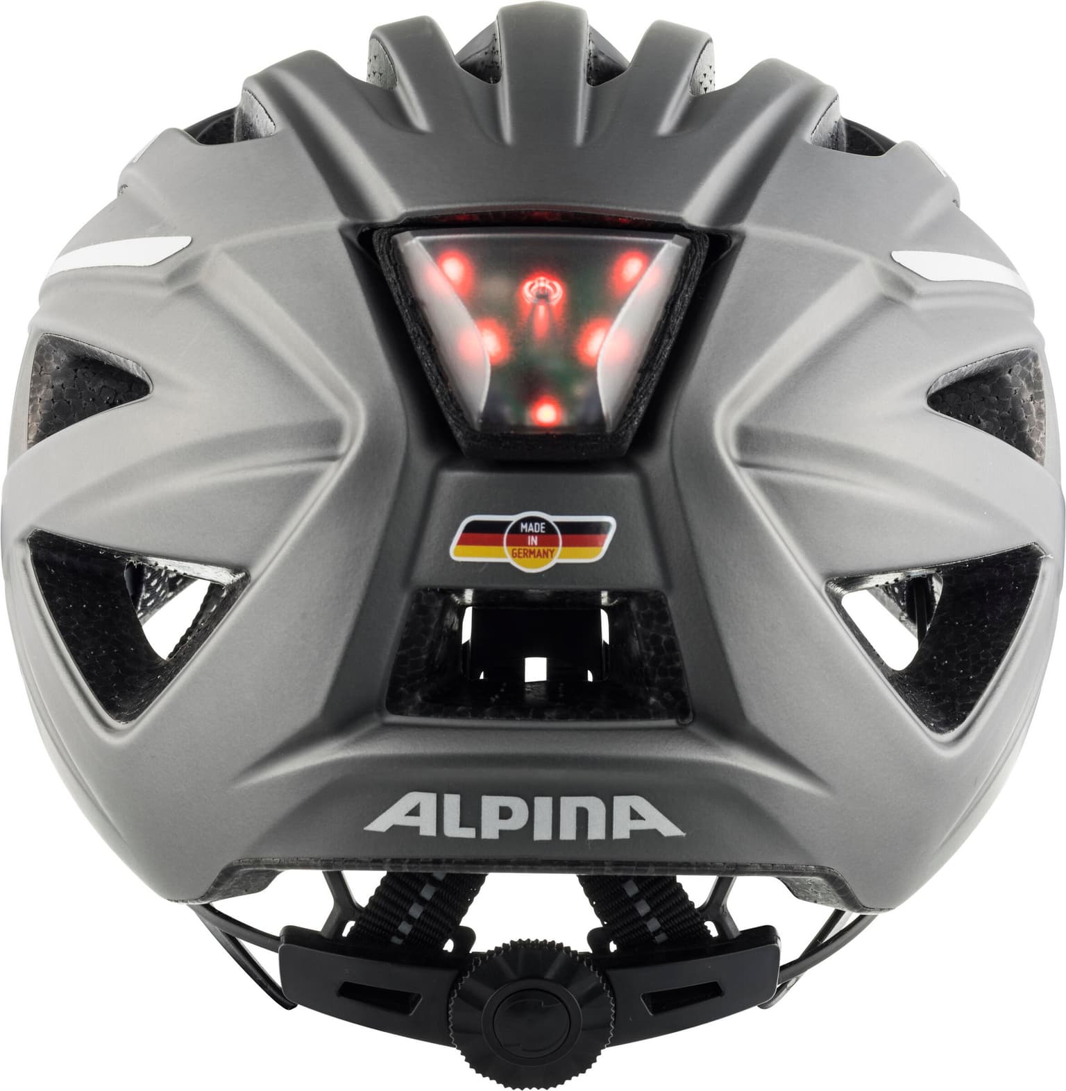 Alpina HAGA darksilver matt Casco da bicicletta argento 4