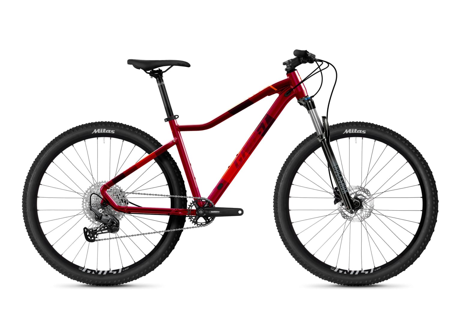 Ghost Ghost Lanao Pro 27.5 Mountain bike tempo libero (Hardtail) rosso-scuro 1
