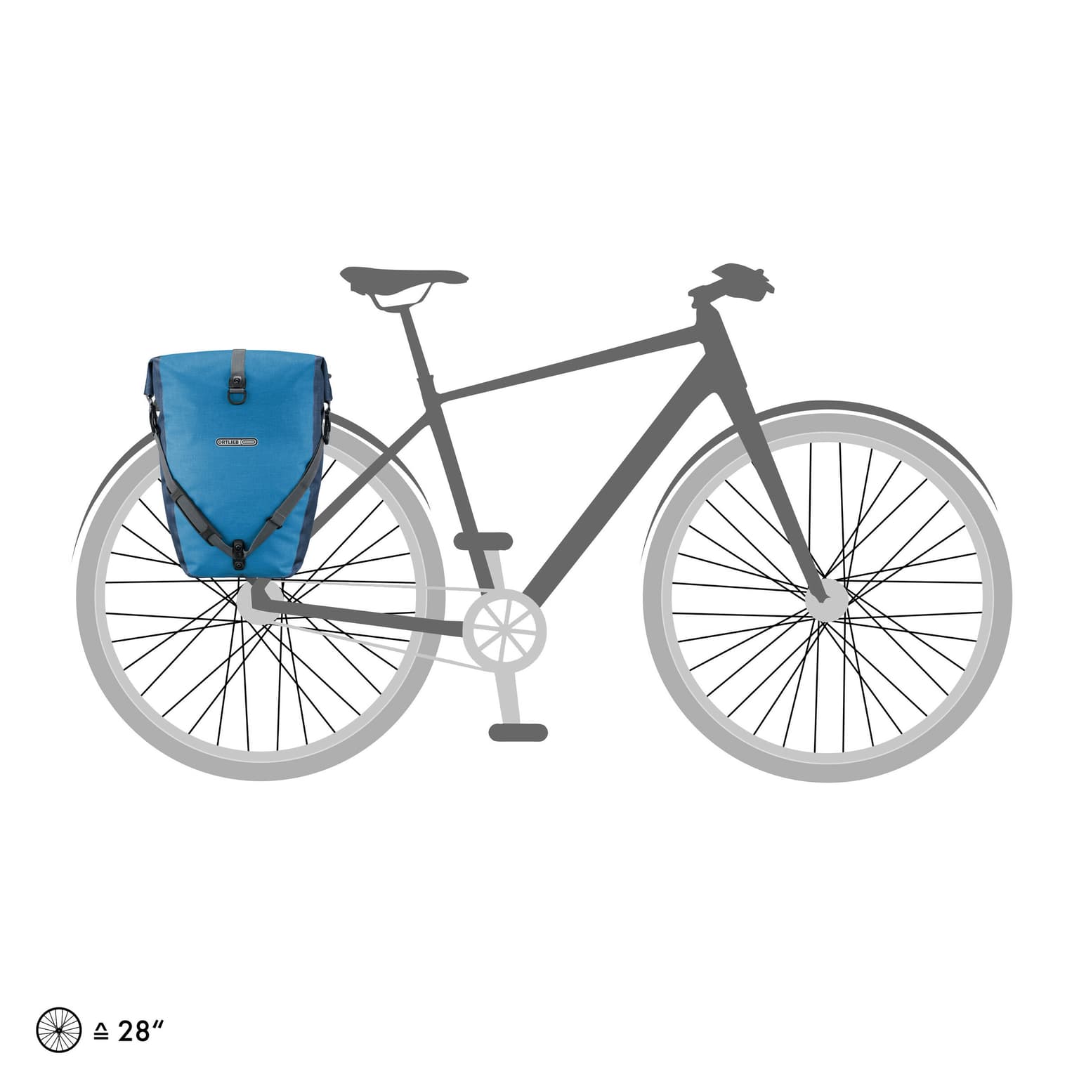 Ortlieb Ortlieb Back-Roller+ QL2.1 40L dusk blue-denim Sacoche pour vélo 4