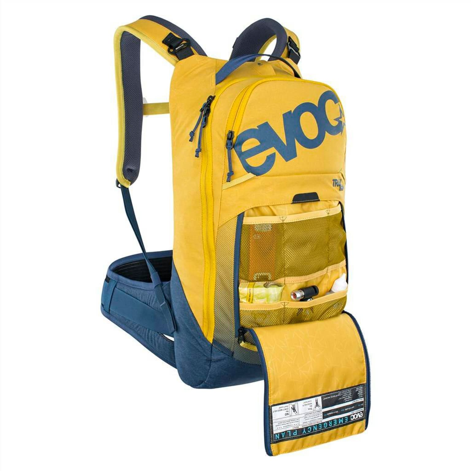 Evoc Evoc Trail Pro 10L Backpack Zaino con paraschiena giallo 5