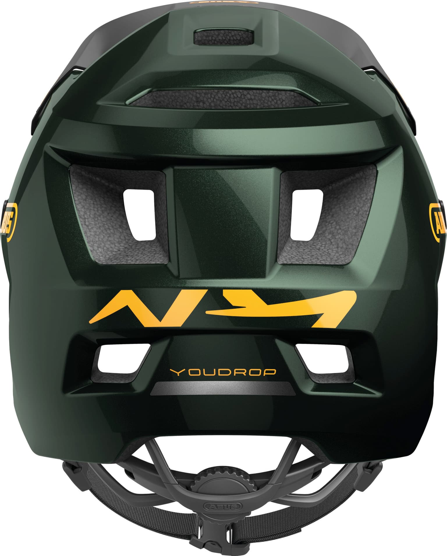 Abus YouDrop Casco da bicicletta verde scuro 4