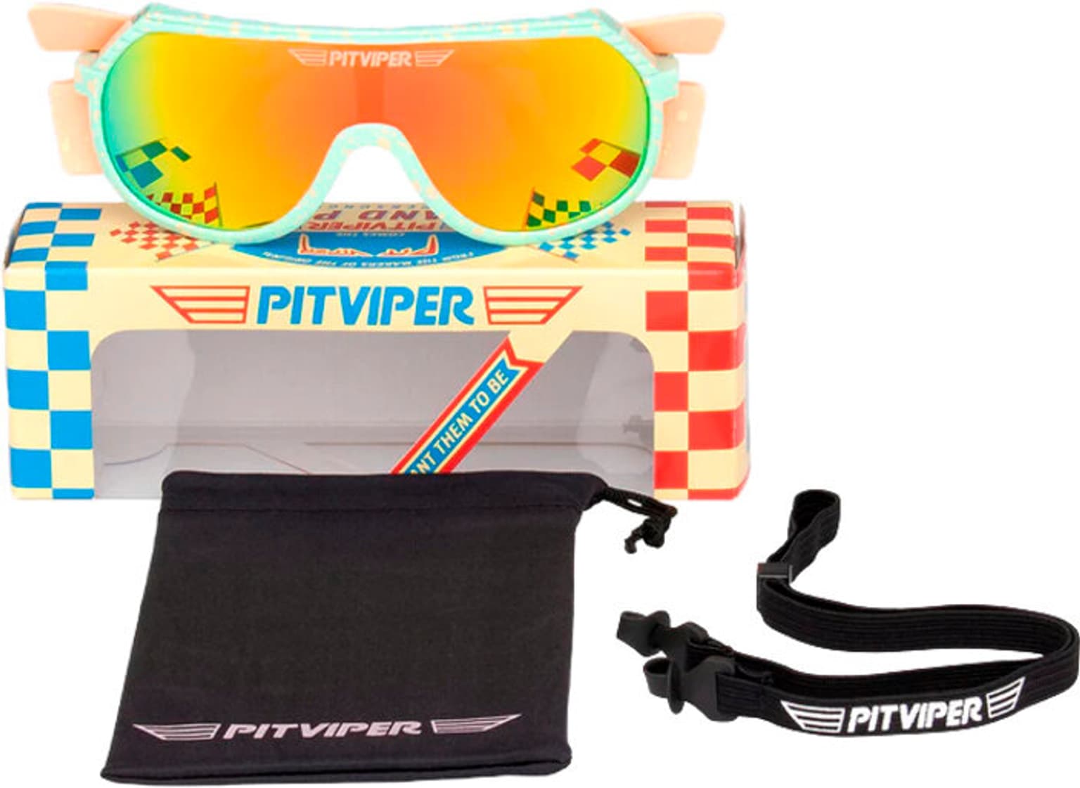 Pit Viper Pit Viper The Grand Prix The Peaches and Green Sportbrille 3