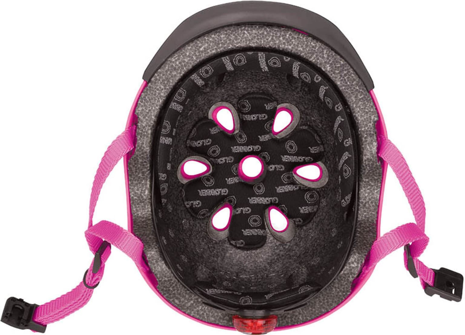 Globber Elite Lights Casco da pattinaggio magenta 3