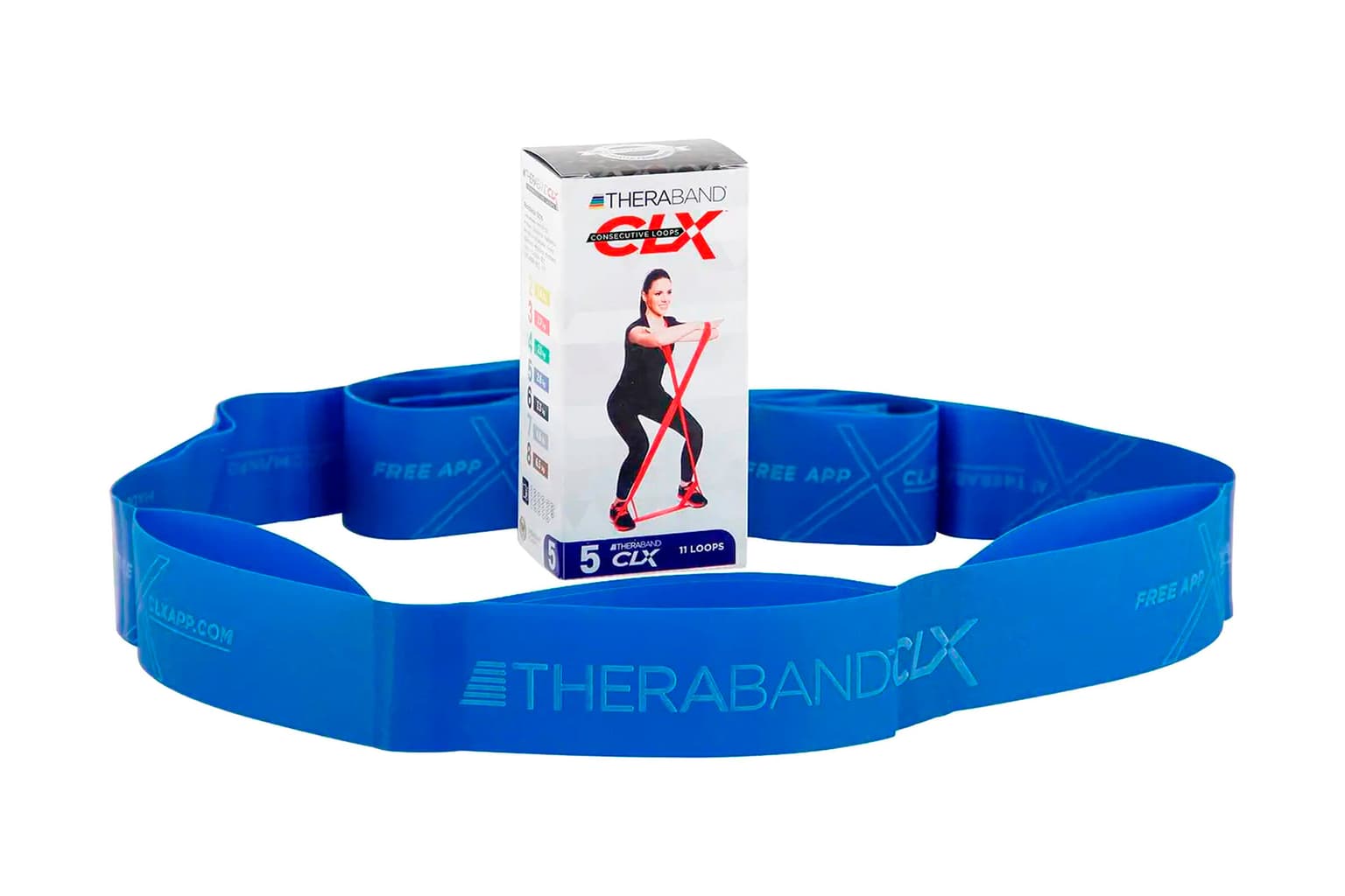 TheraBand TheraBand Theraband  CLX 5 Elastico fitness blu 2
