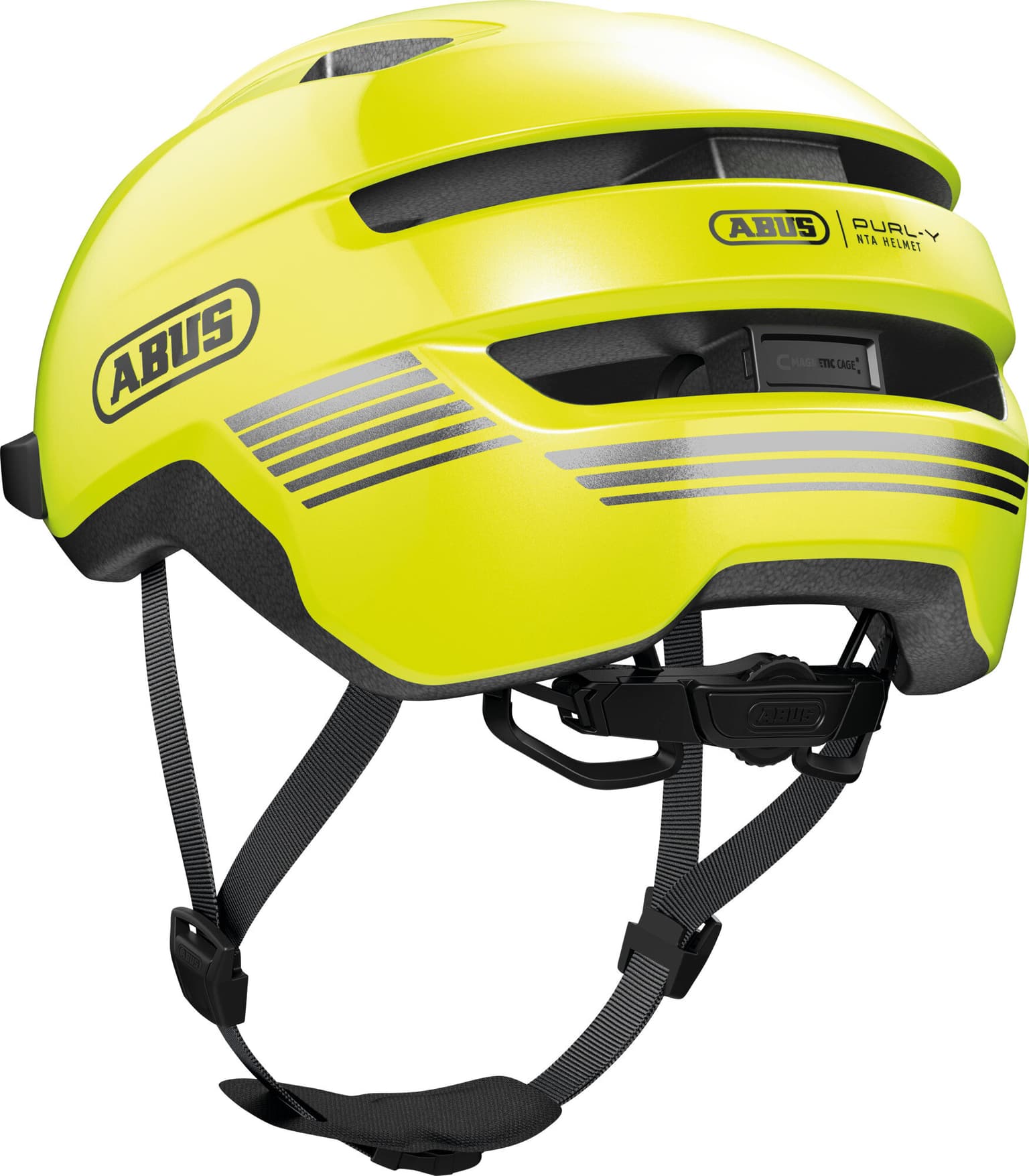 Abus PURL-Y Casco da bicicletta giallo neon 2