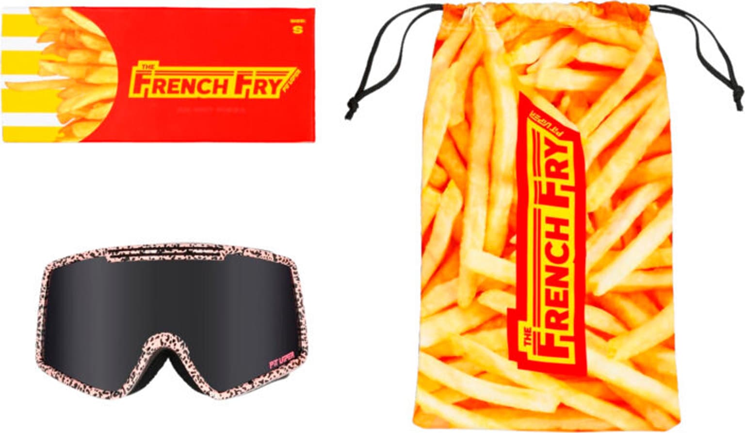 Pit Viper Pit Viper The French Fry Goggle Small The Son of Peach Skibrille 3