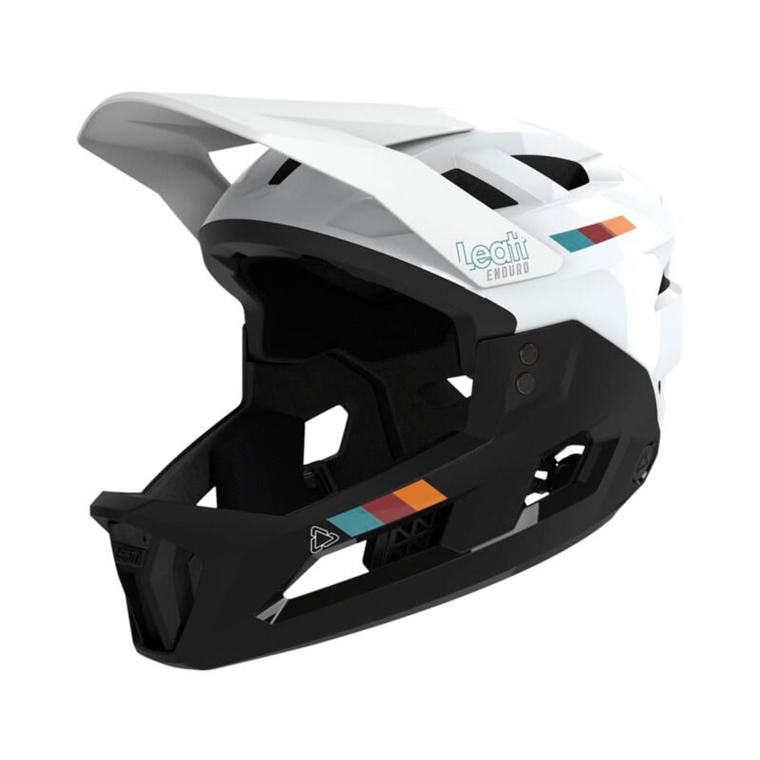 Leatt MTB Enduro 2.0 Jr Velohelm weiss 1