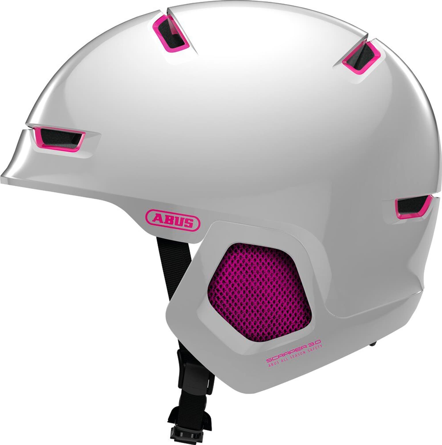 Abus SCRAPER 3.0 ERA Casco da bicicletta bianco 1