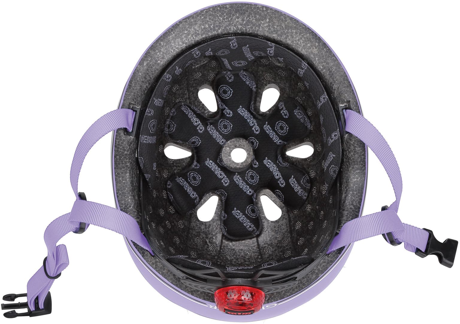 Globber Go Up Lights Casque de vélo lilas 2 5