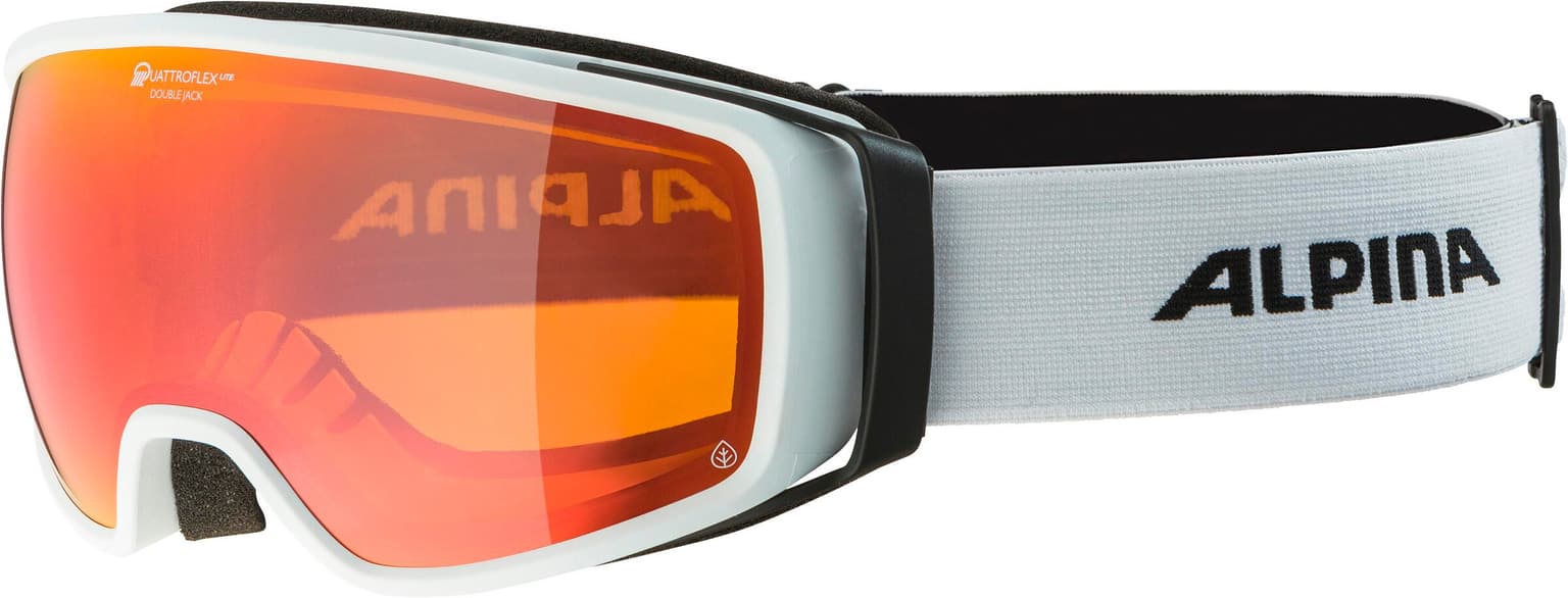 Alpina Alpina Double Jack Planet Skibrille weiss 1