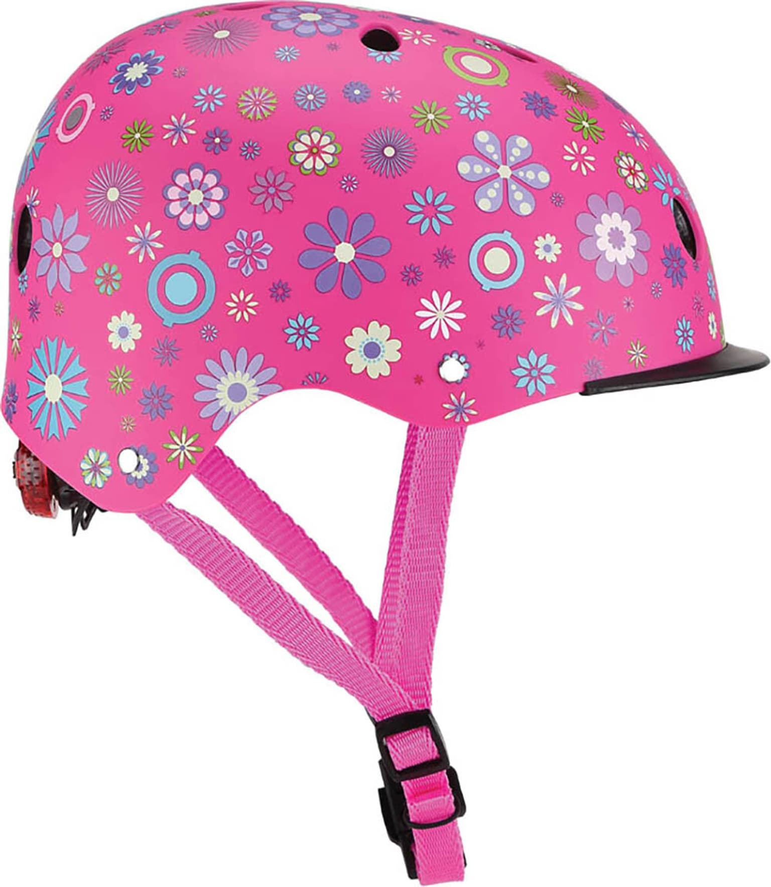 Globber Elite Lights Skatehelm pink 2